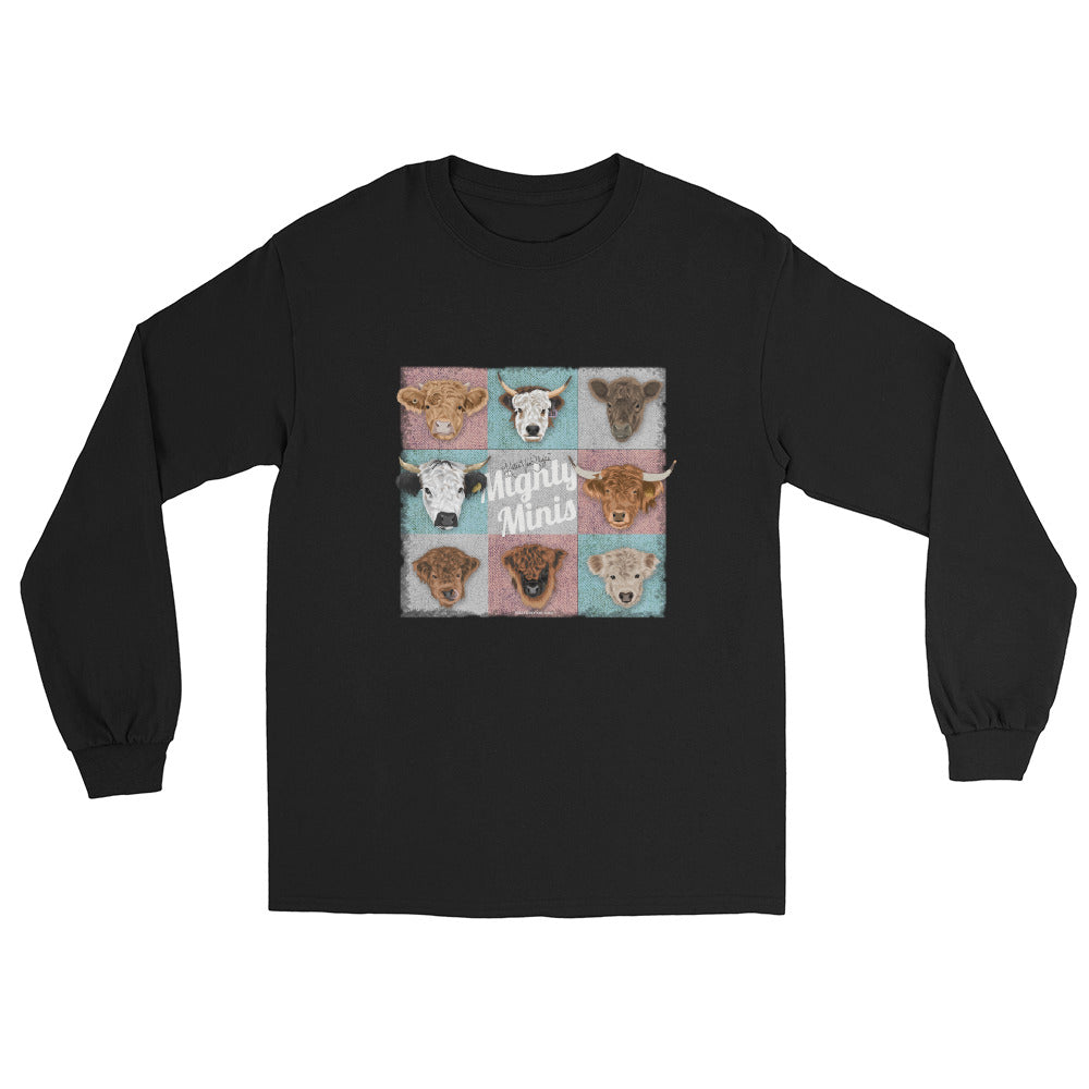 Mighty Minis Long Sleeve T-Shirt by Katie Van Slyke - Black