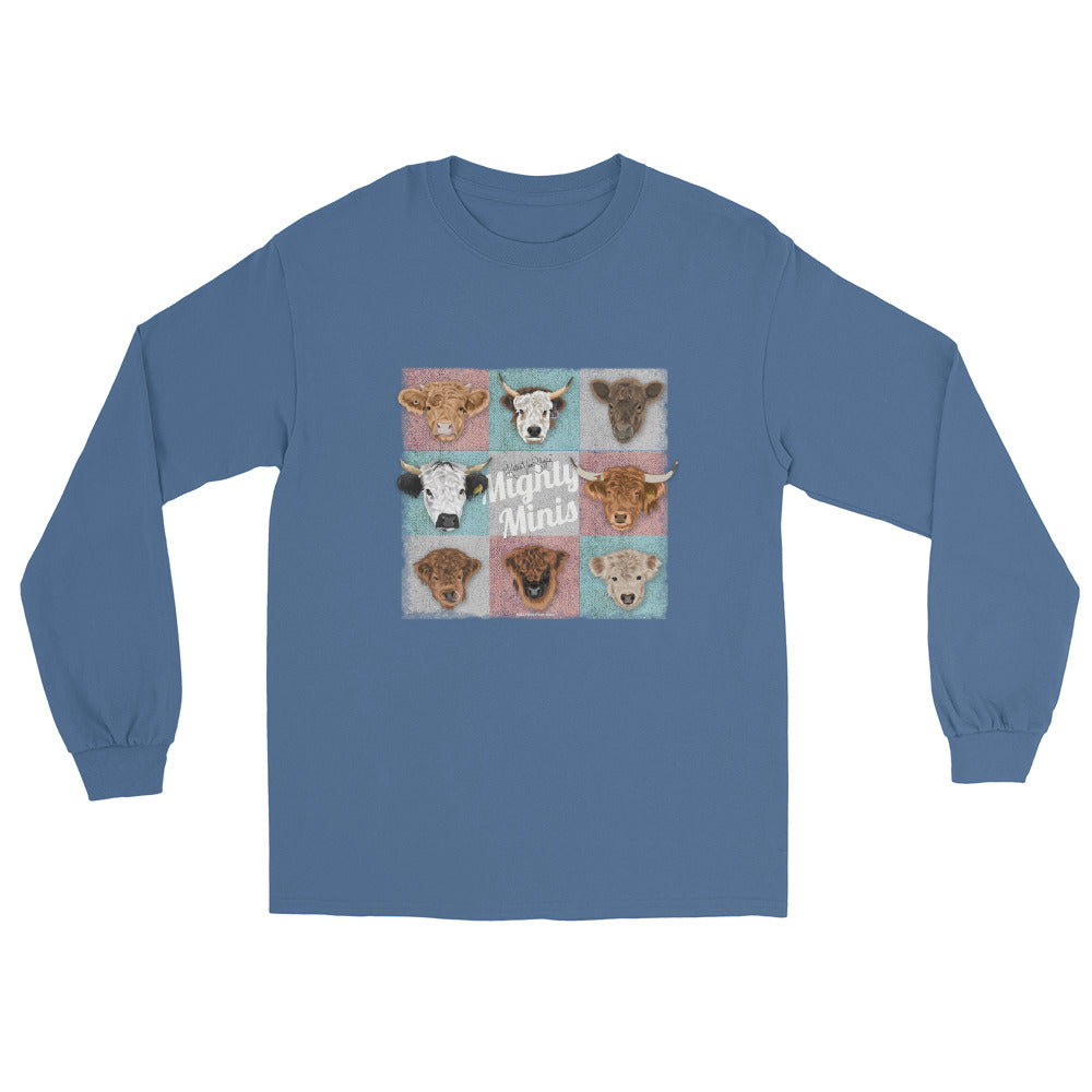 Mighty Minis Long Sleeve T-Shirt by Katie Van Slyke - Indigo Blue