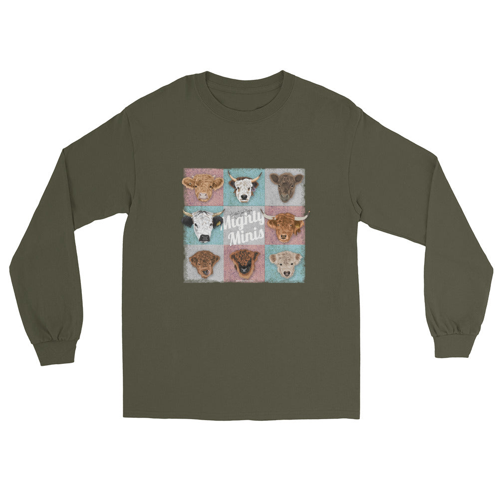 Mighty Minis Long Sleeve T-Shirt by Katie Van Slyke - Military Green