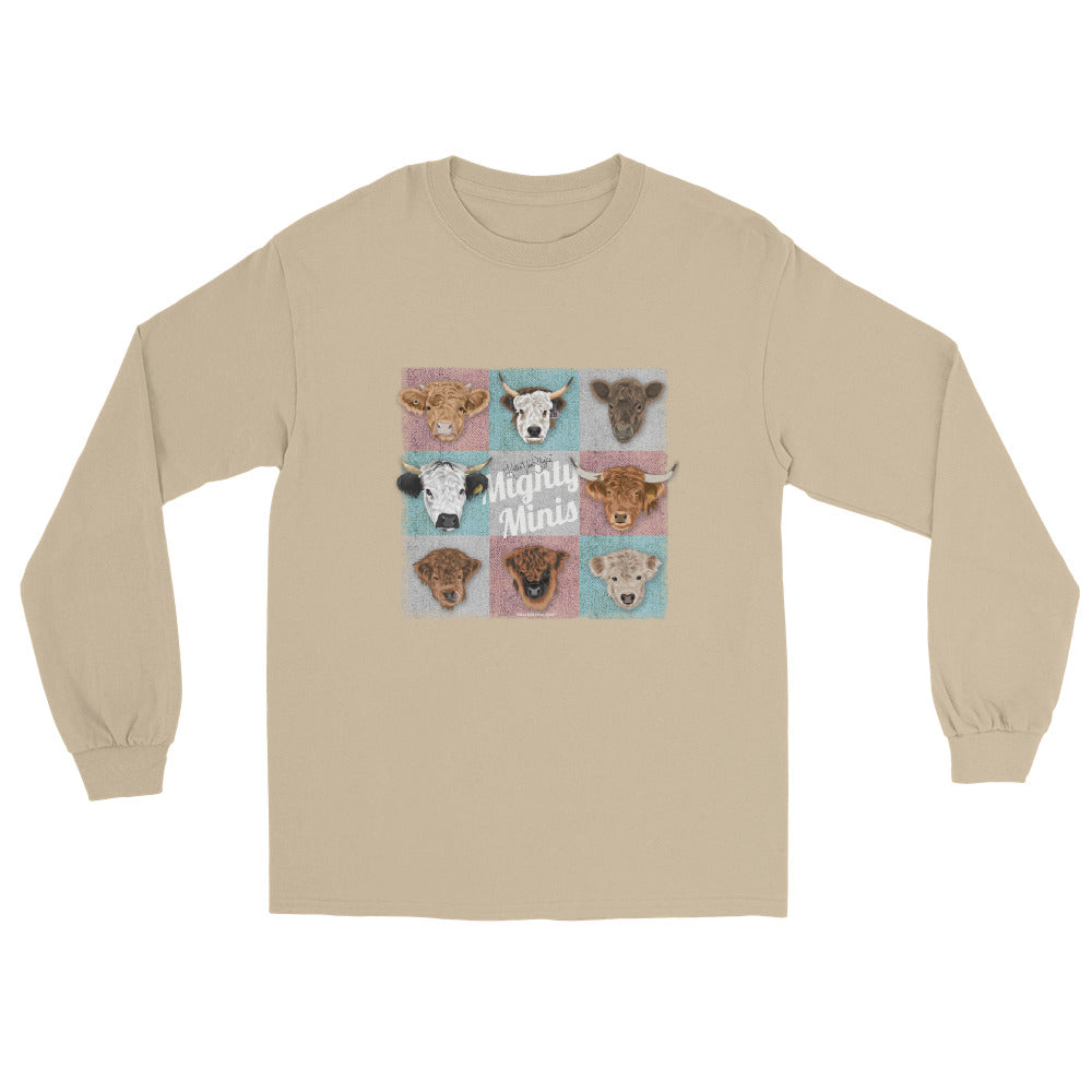 Mighty Minis Long Sleeve T-Shirt by Katie Van Slyke - Sand