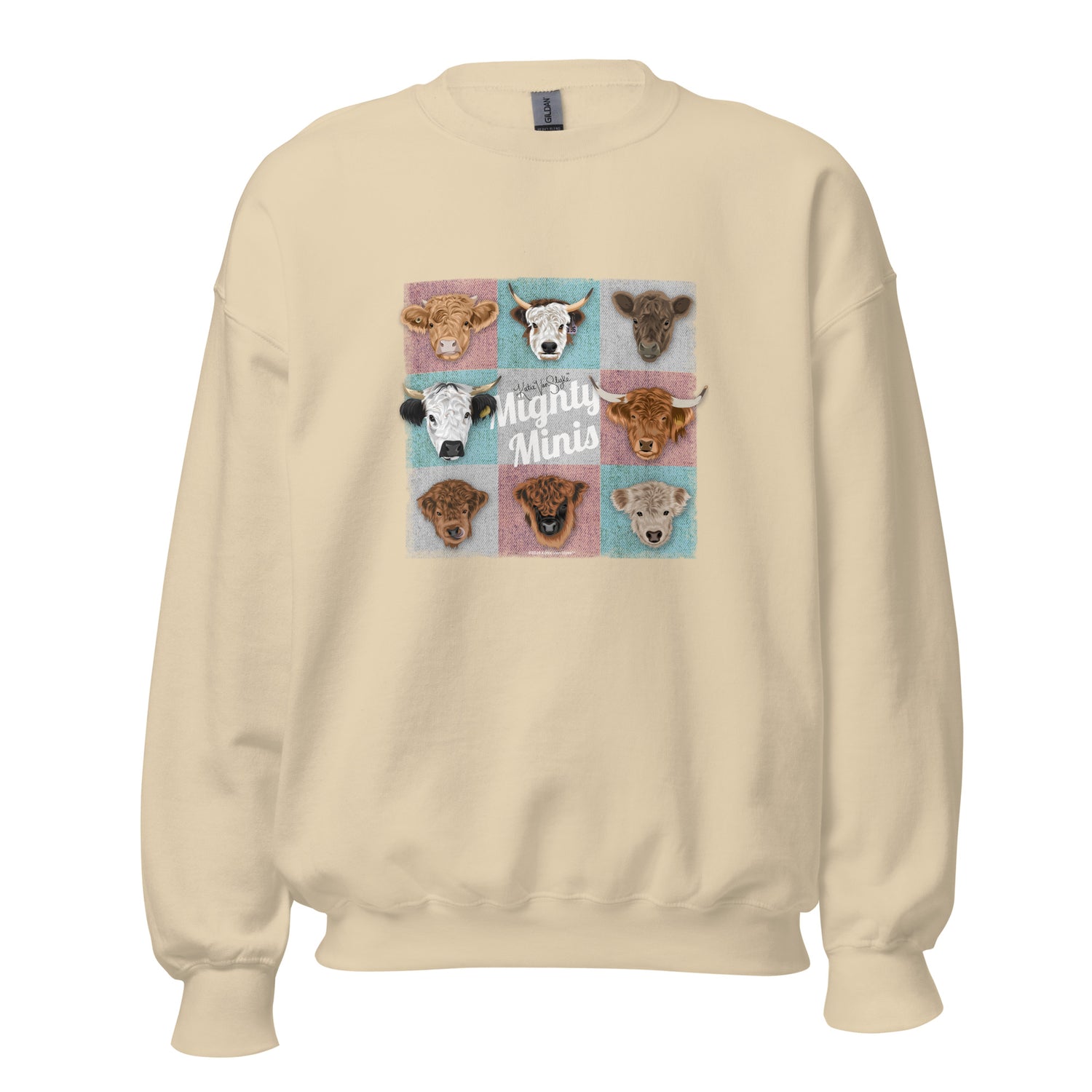 Mighty Minis Sweatshirt by Katie Van Slyke - Sand