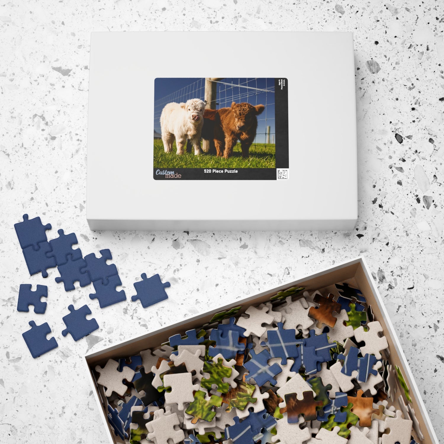 Mini Cows Puzzle by Katie Van Slyke