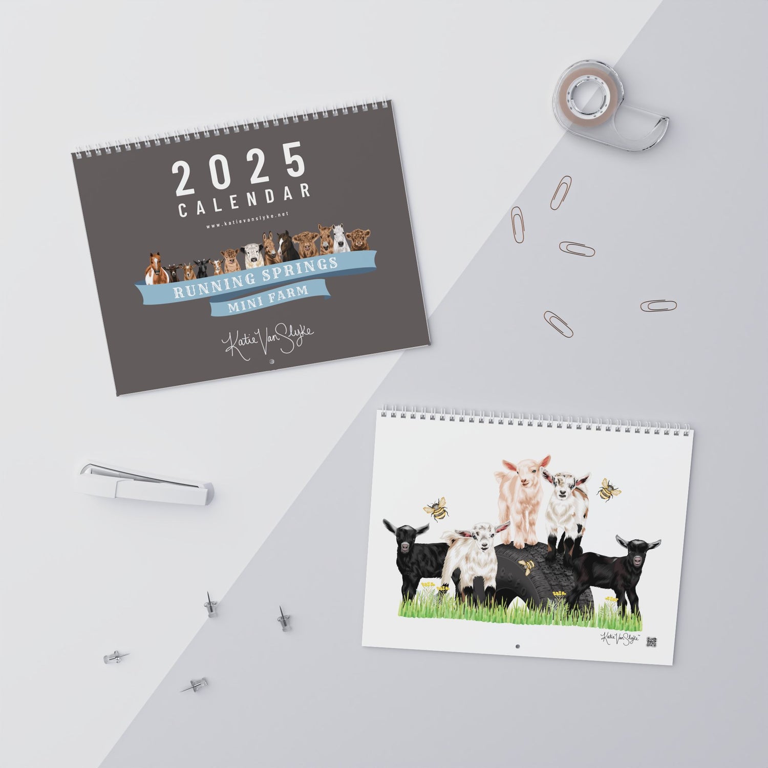 Mini Farm Calendar by Katie Van Slyke