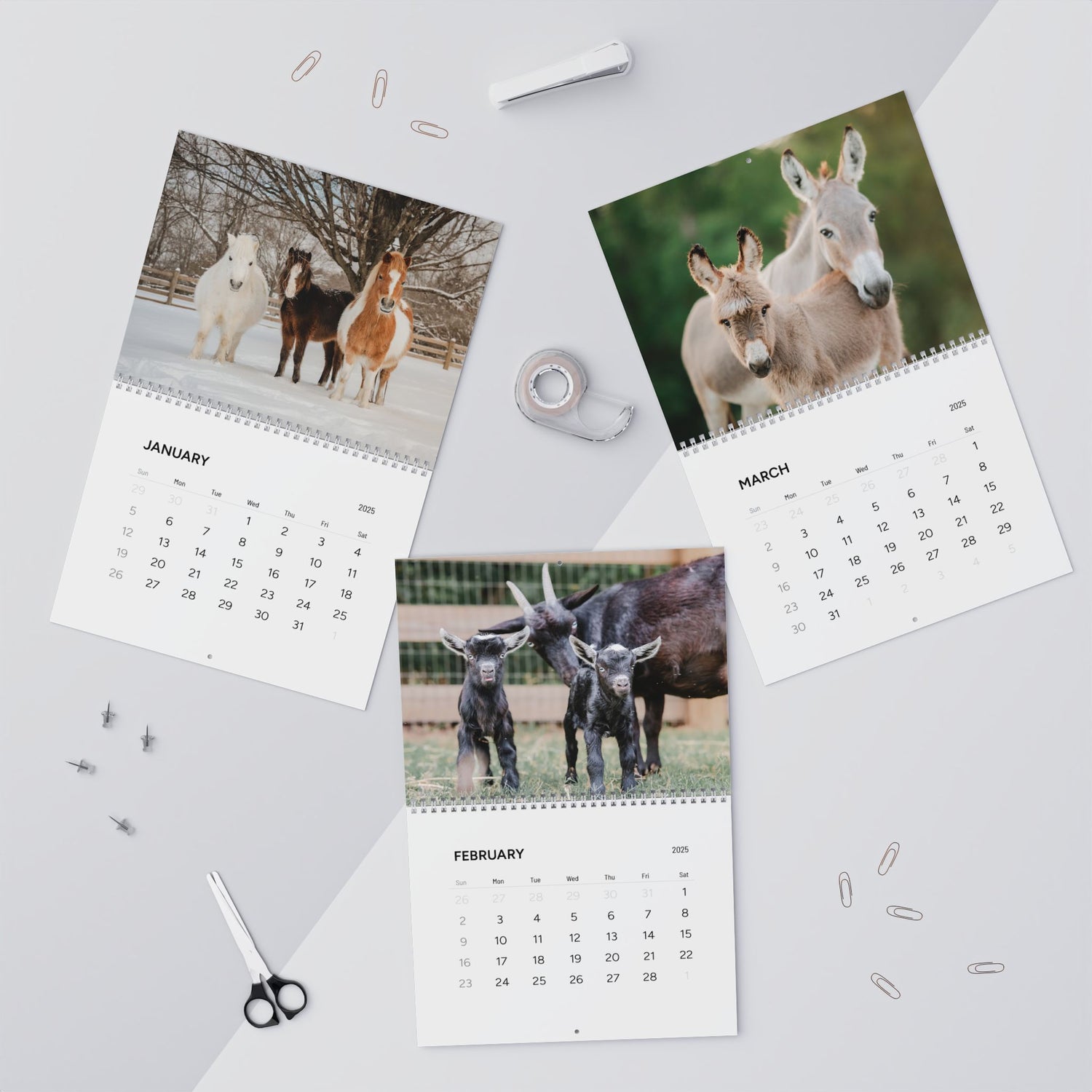 Mini Farm Calendar by Katie Van Slyke