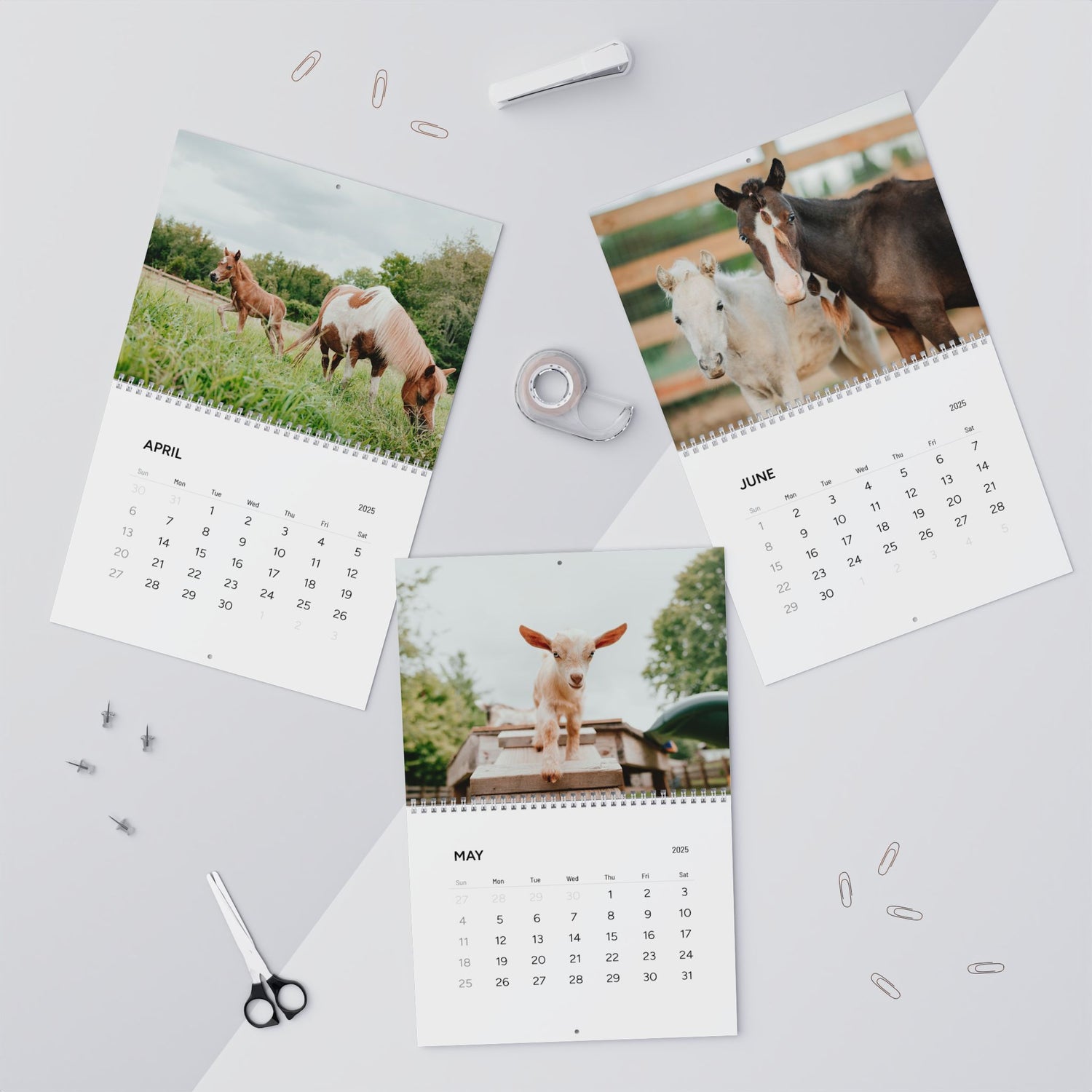 Mini Farm Calendar by Katie Van Slyke