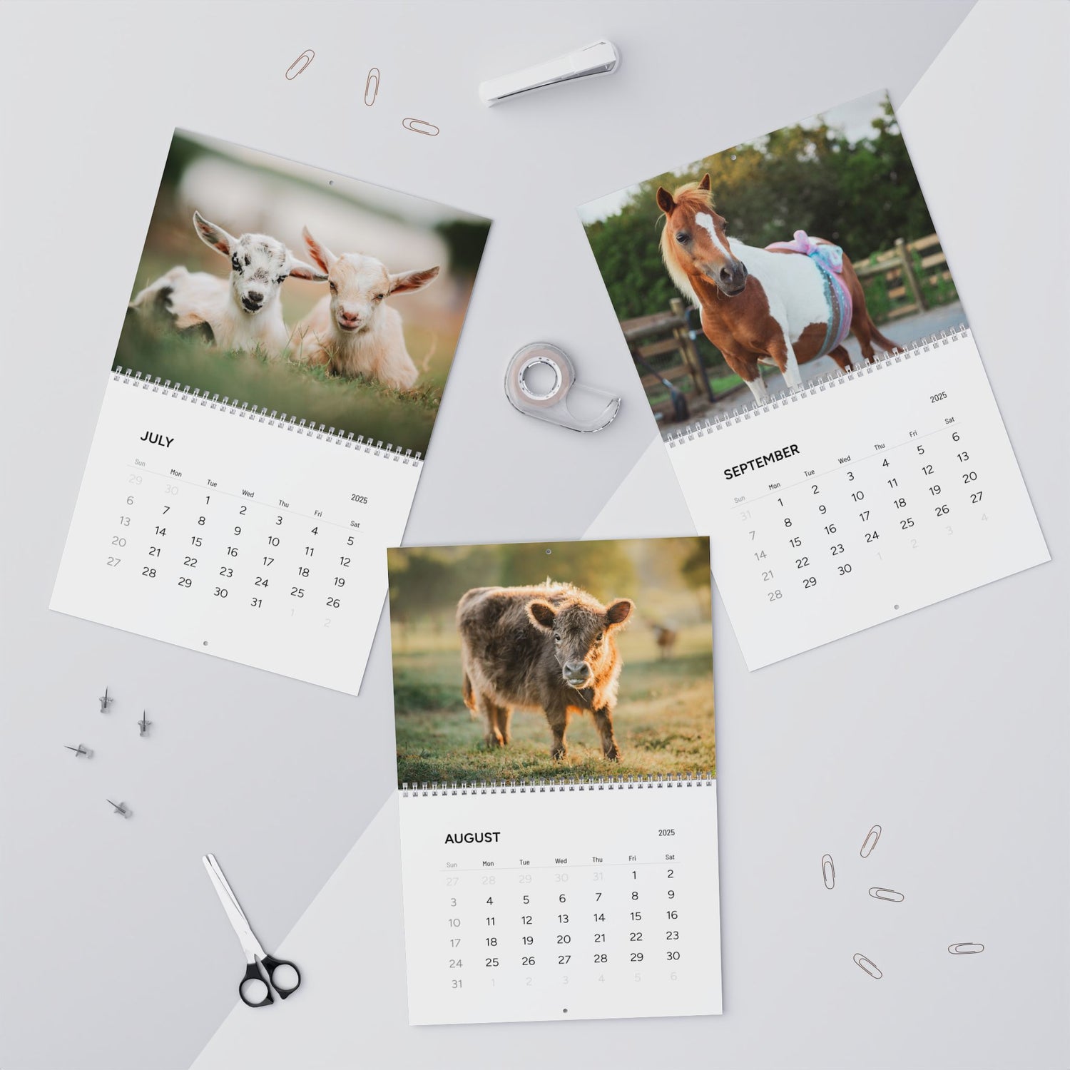 Mini Farm Calendar by Katie Van Slyke