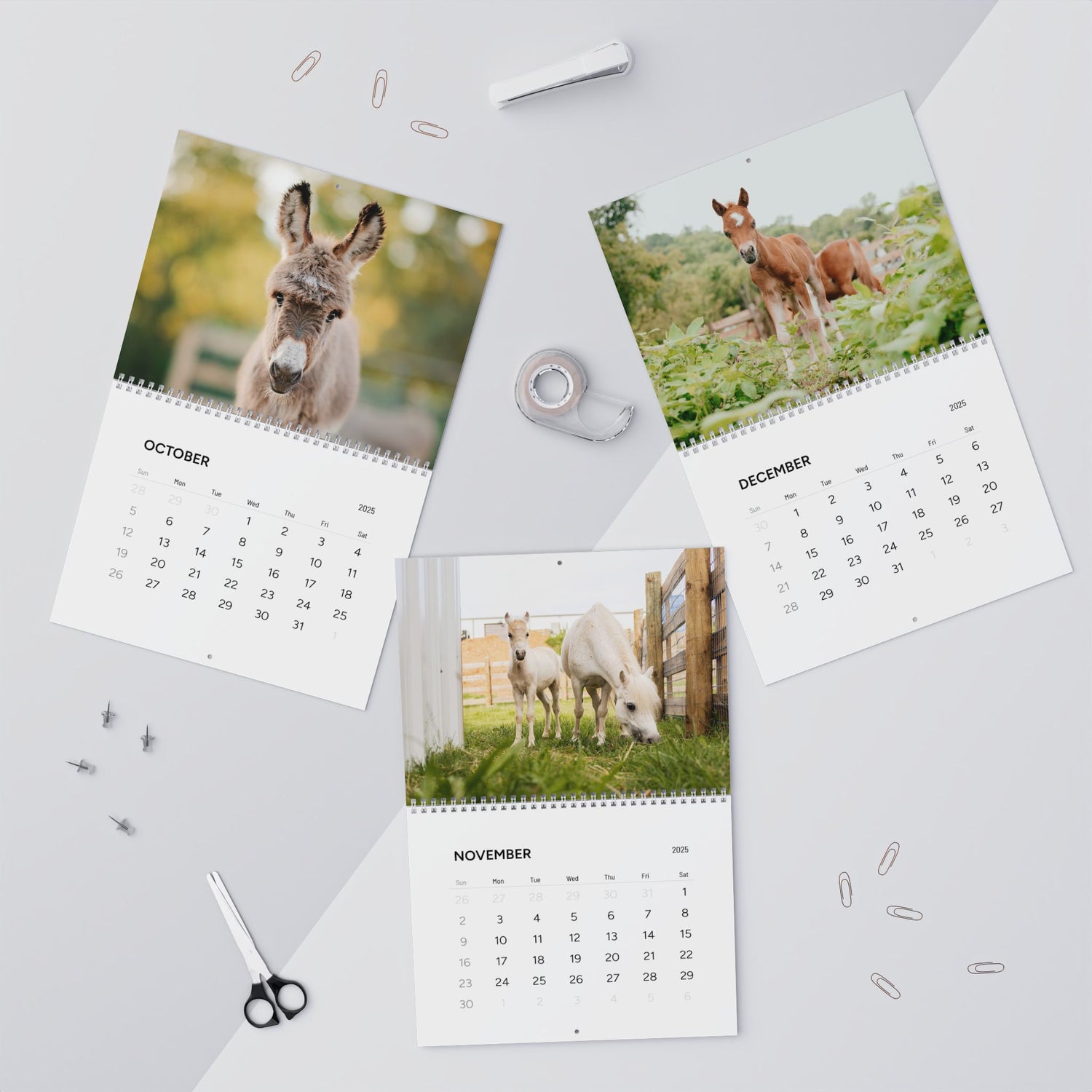 Mini Farm Calendar by Katie Van Slyke