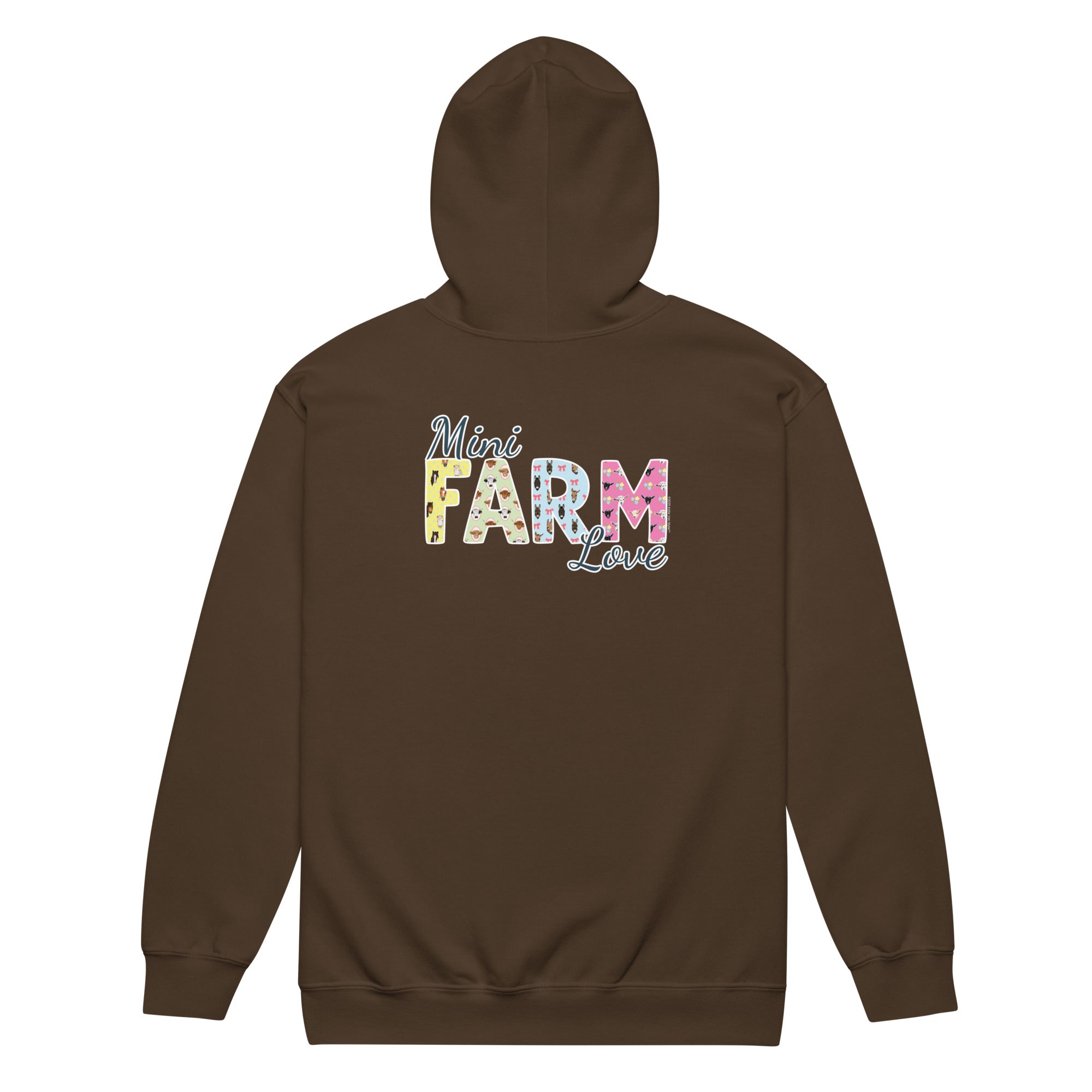 Mini Farm Love Zip-Up Hoodie by Katie Van Slyke®