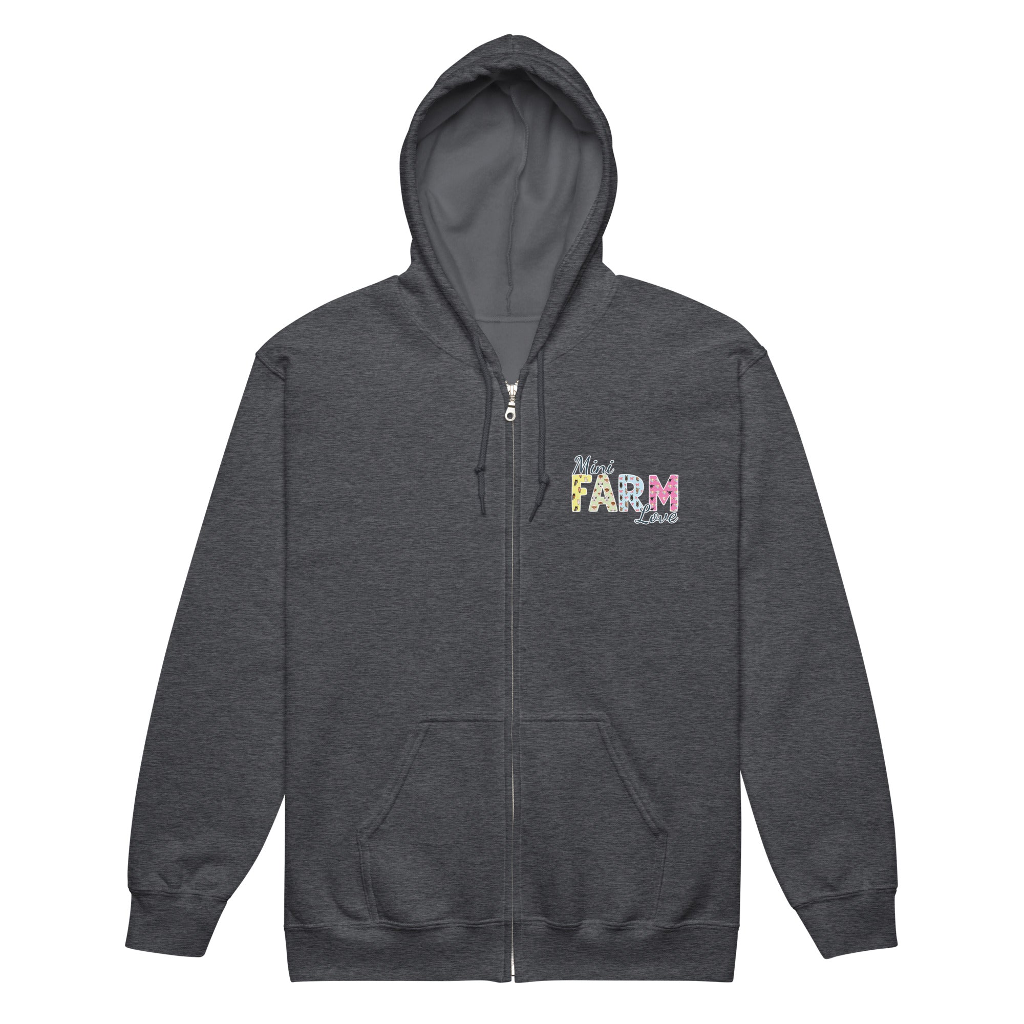 Mini Farm Love Zip-Up Hoodie by Katie Van Slyke®