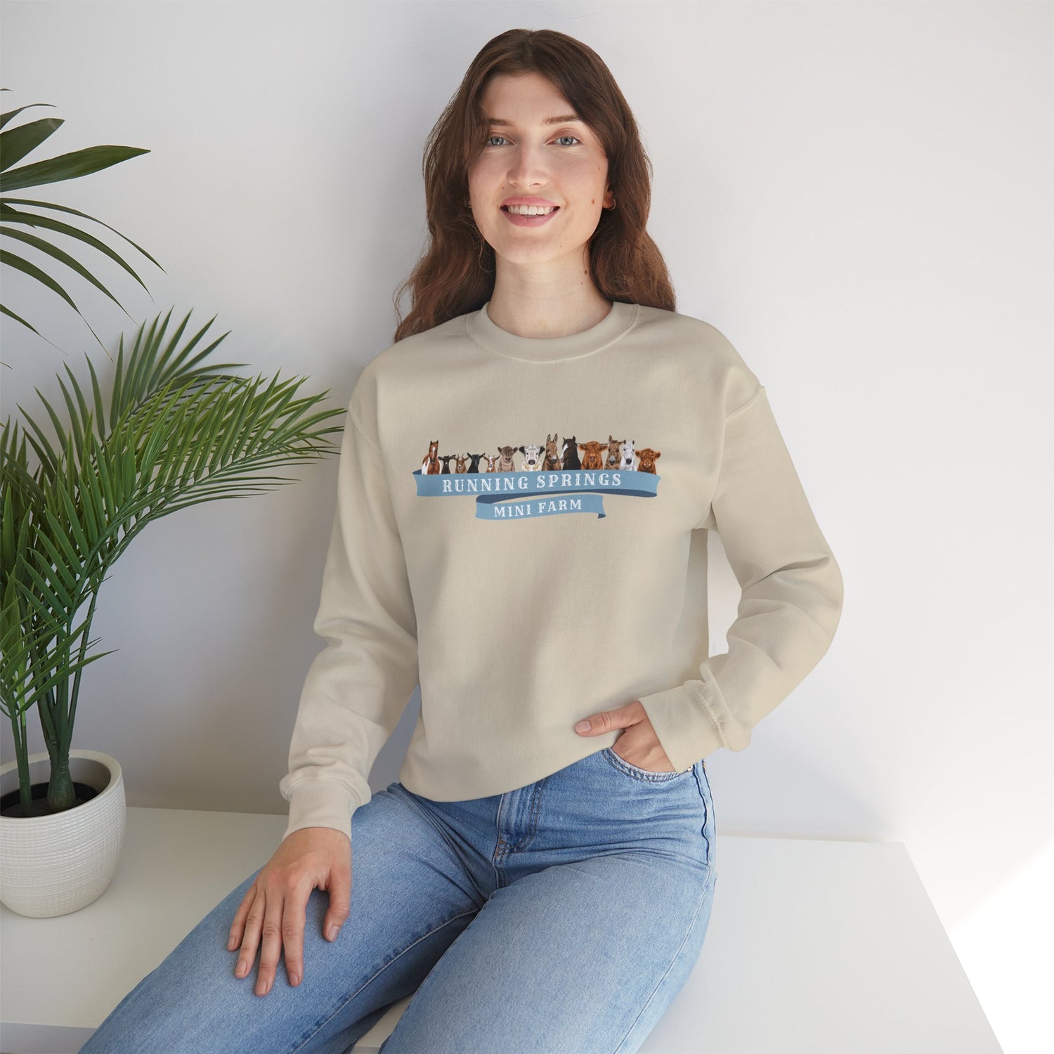 The Mini Farm Sweatshirt by Katie Van Slyke