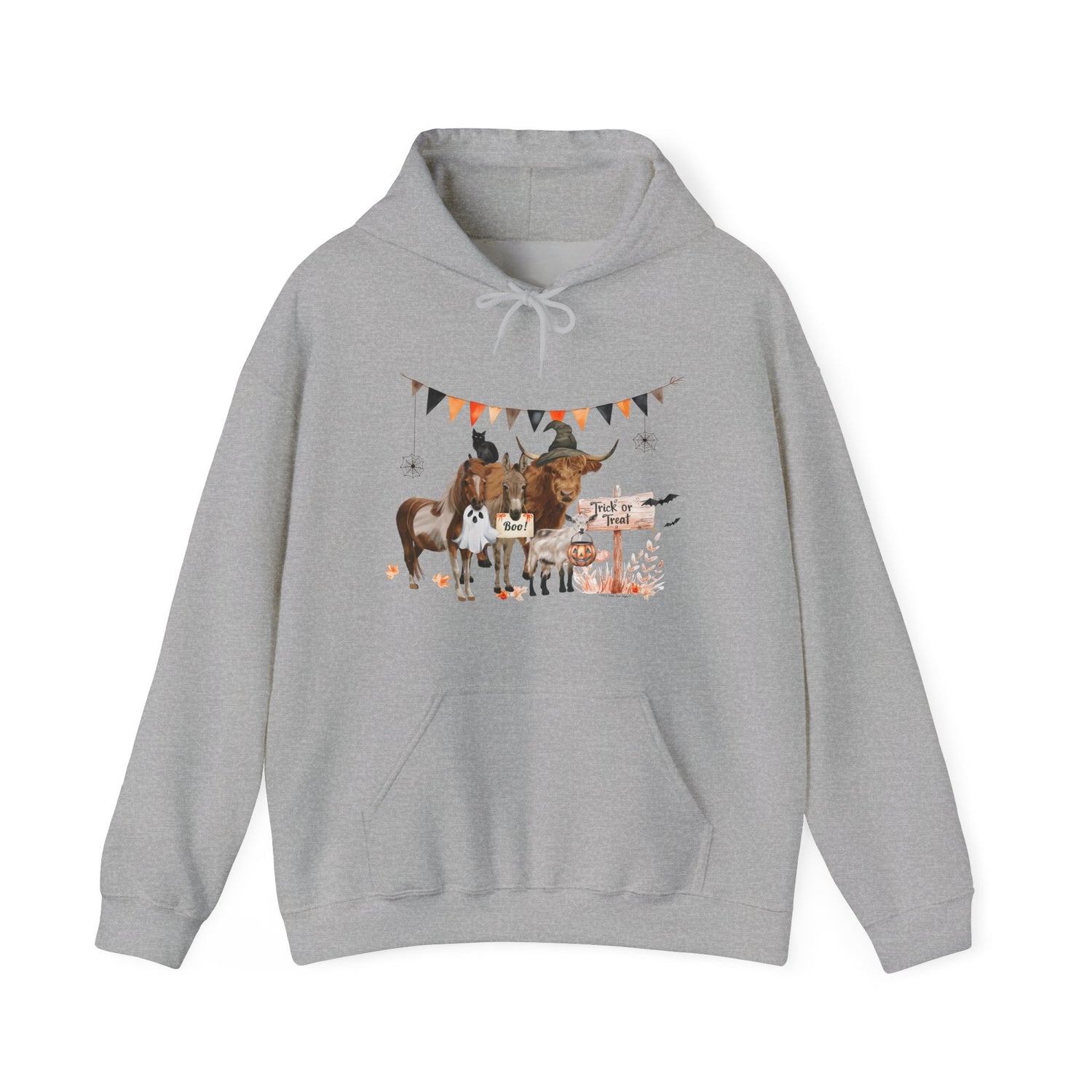 Mini Halloween Hoodie by Katie Van Slyke™ Sport Grey