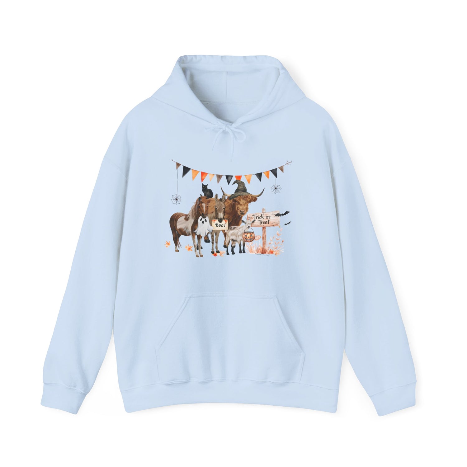 Mini Halloween Hoodie by Katie Van Slyke™ Light Blue