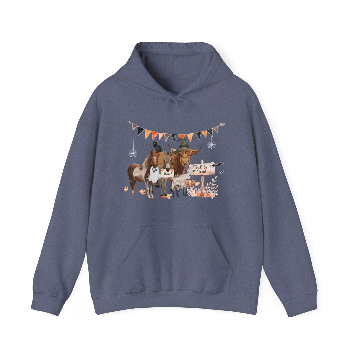 Mini Halloween Hoodie by Katie Van Slyke™ Heather Navy