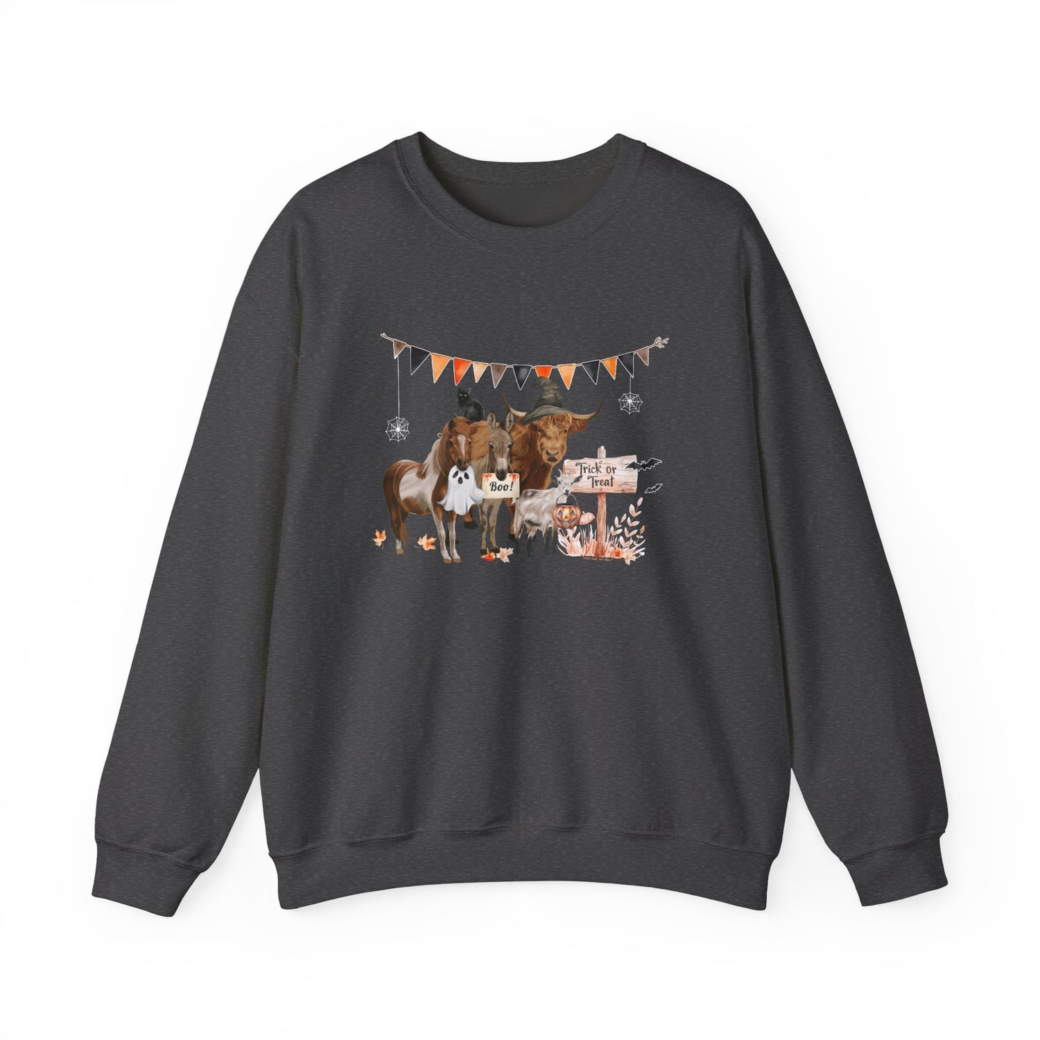 Mini Halloween Sweatshirt by Katie Van Slyke™ Dark Heather