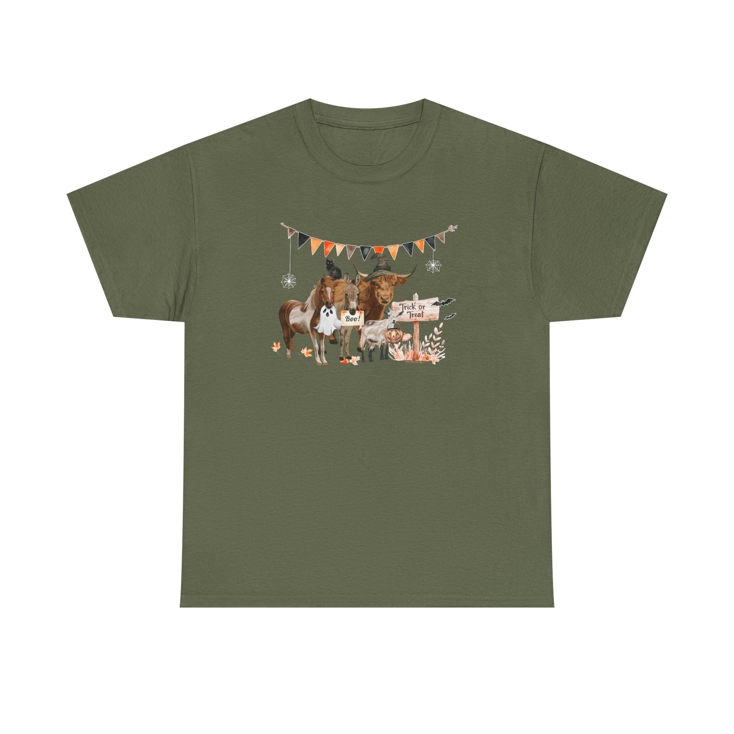 Mini Halloween T-Shirt by Katie Van Slyke™ Military Green