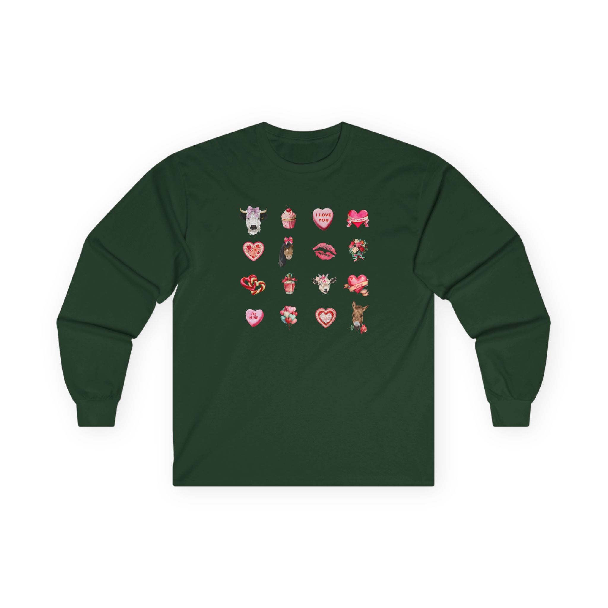 Mini Kisses Long Sleeve T-Shirt by Katie Van Slyke®
