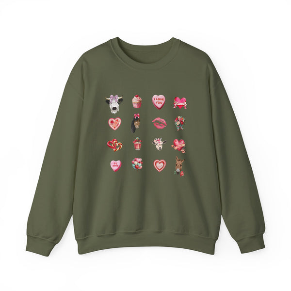 Mini Kisses Sweatshirt by Katie Van Slyke®