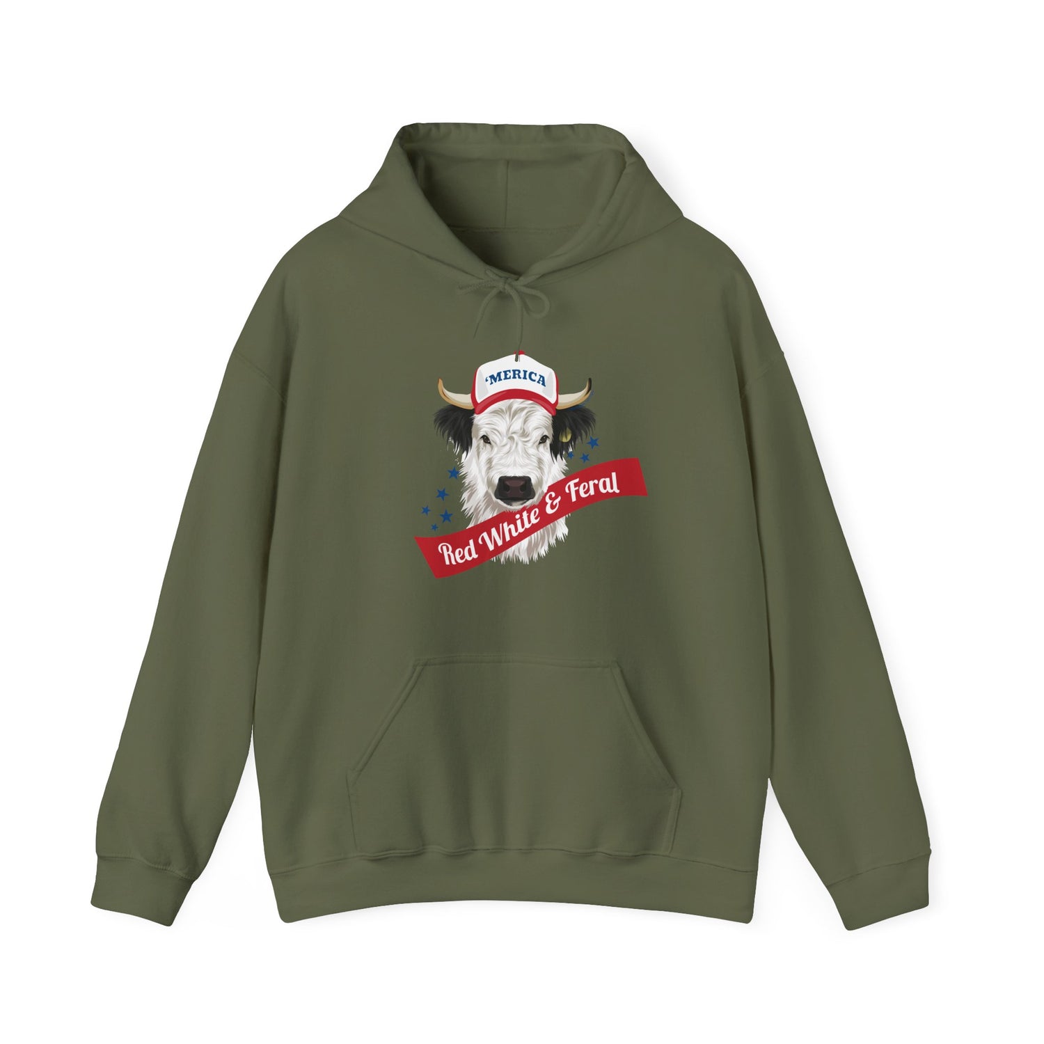 Mini 'Merica Hoodie by Katie Van Slyke™ Military Green