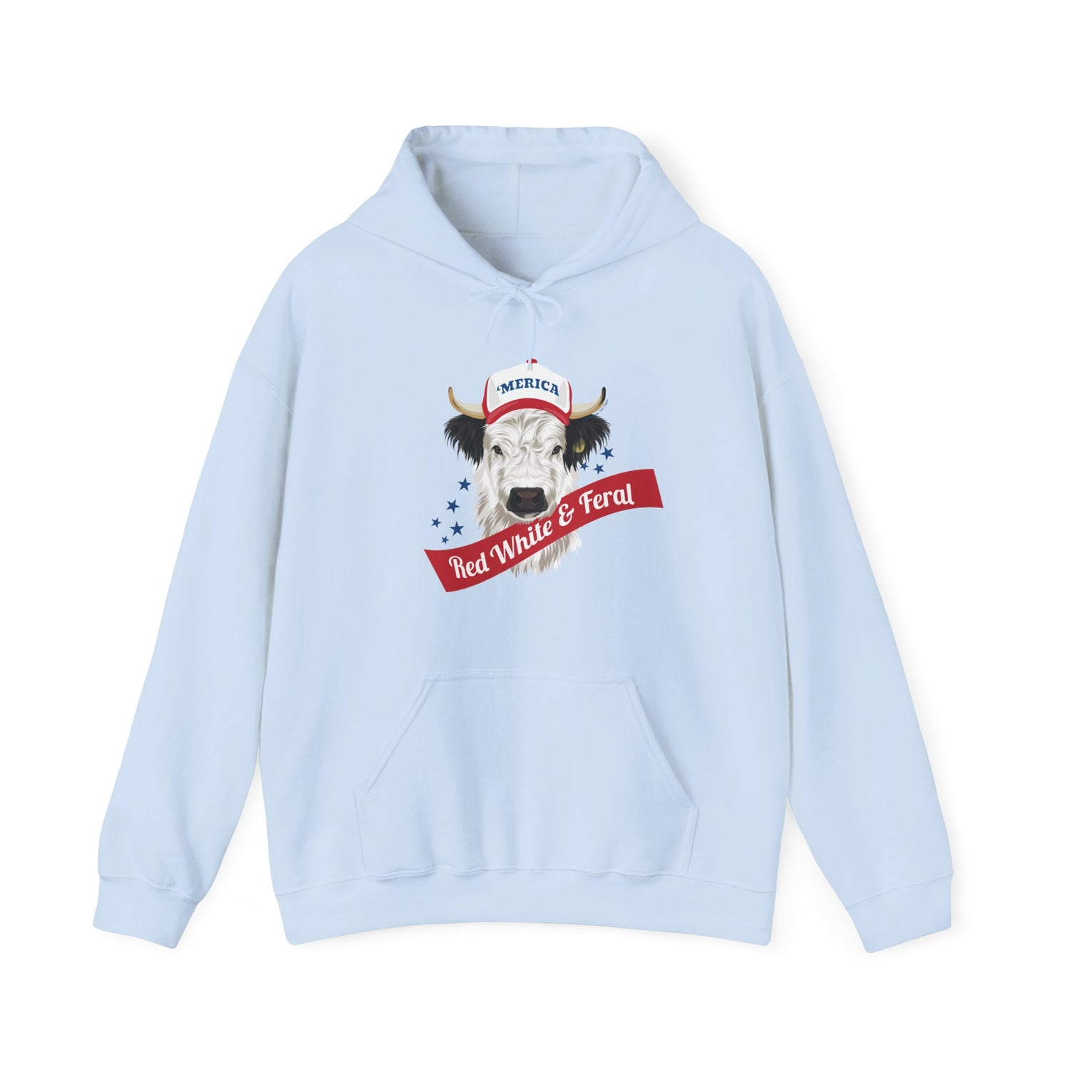 Mini 'Merica Hoodie by Katie Van Slyke™ Light Blue
