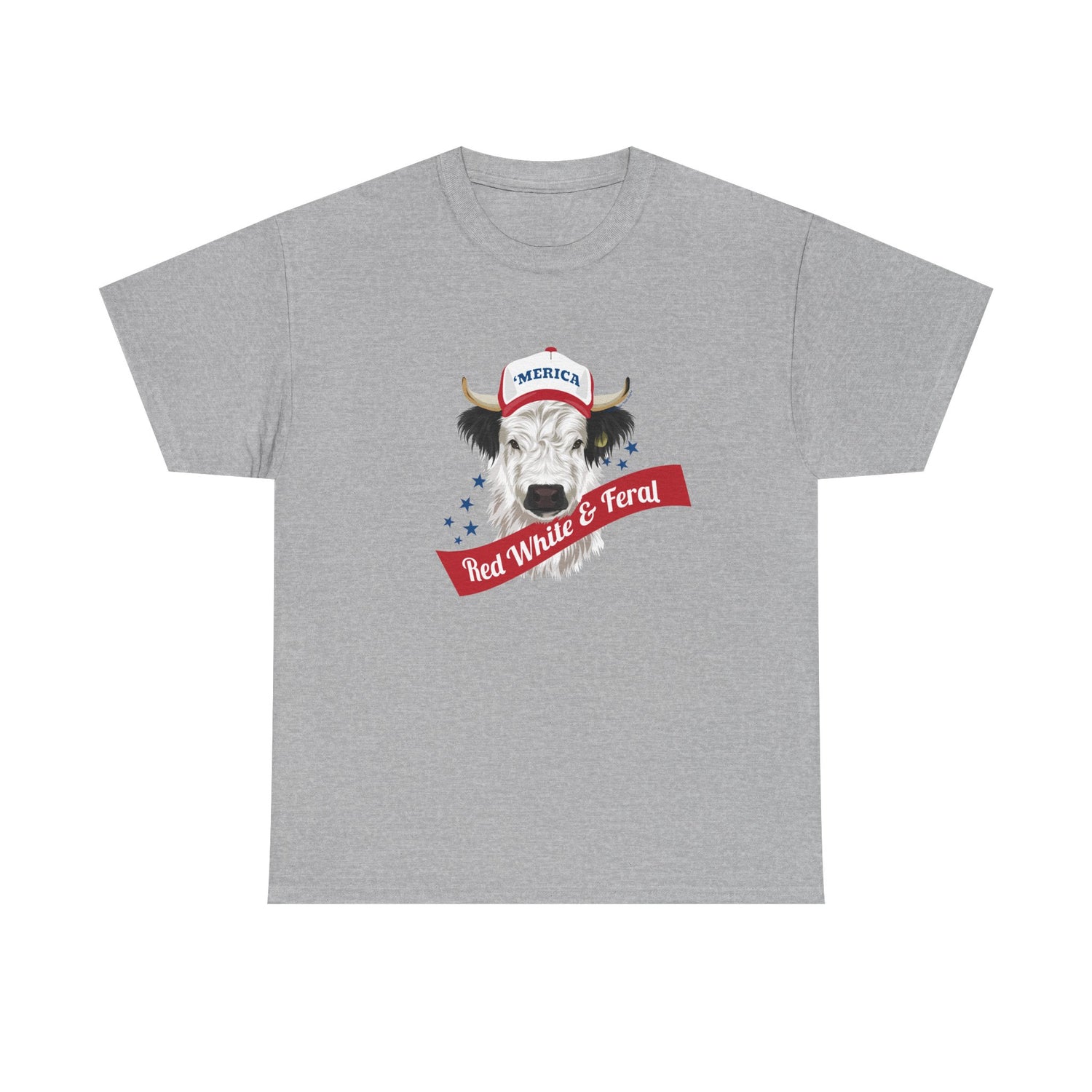 Mini 'Merica T-Shirt by Katie Van Slyke™ Sport Grey