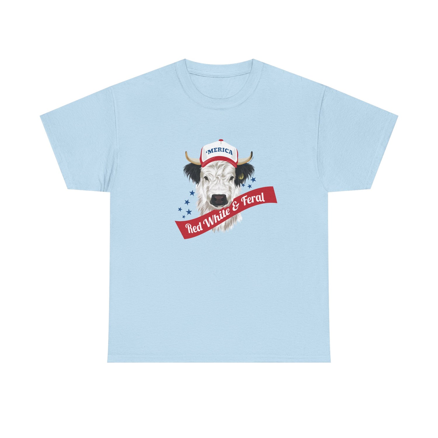 Mini 'Merica T-Shirt by Katie Van Slyke™ Light Blue