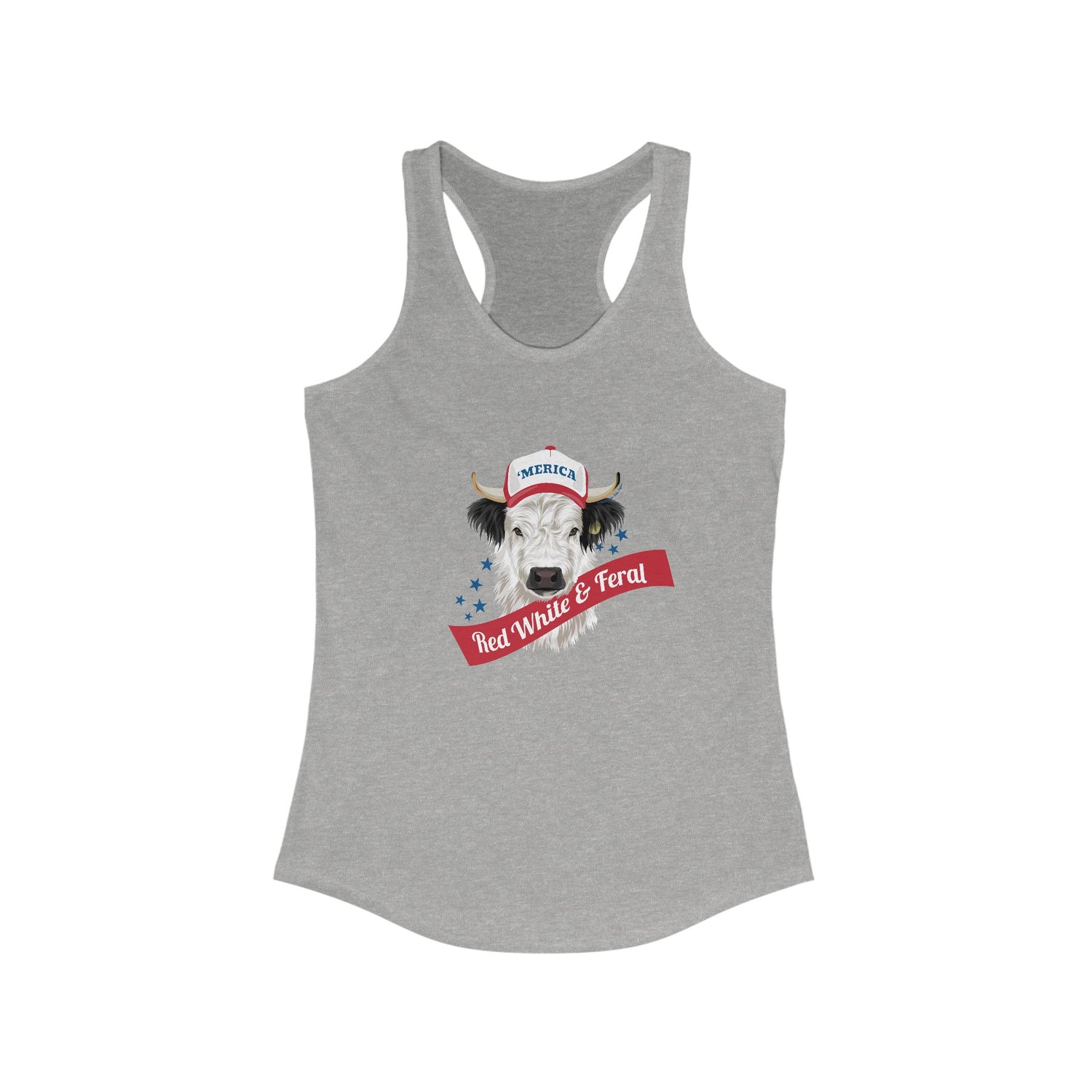 Mini 'Merica Tank by Katie Van Slyke™ Sport Grey