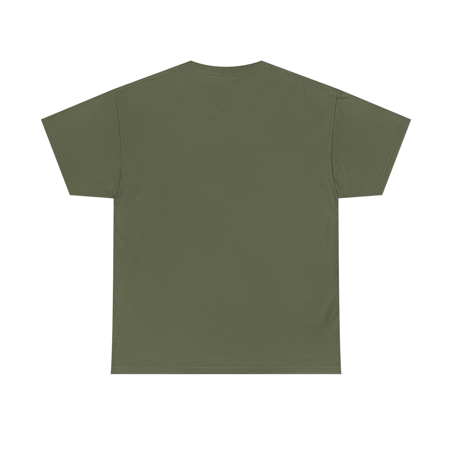 Moose On The Loose T-Shirt by Katie Van Slyke® Military Green back
