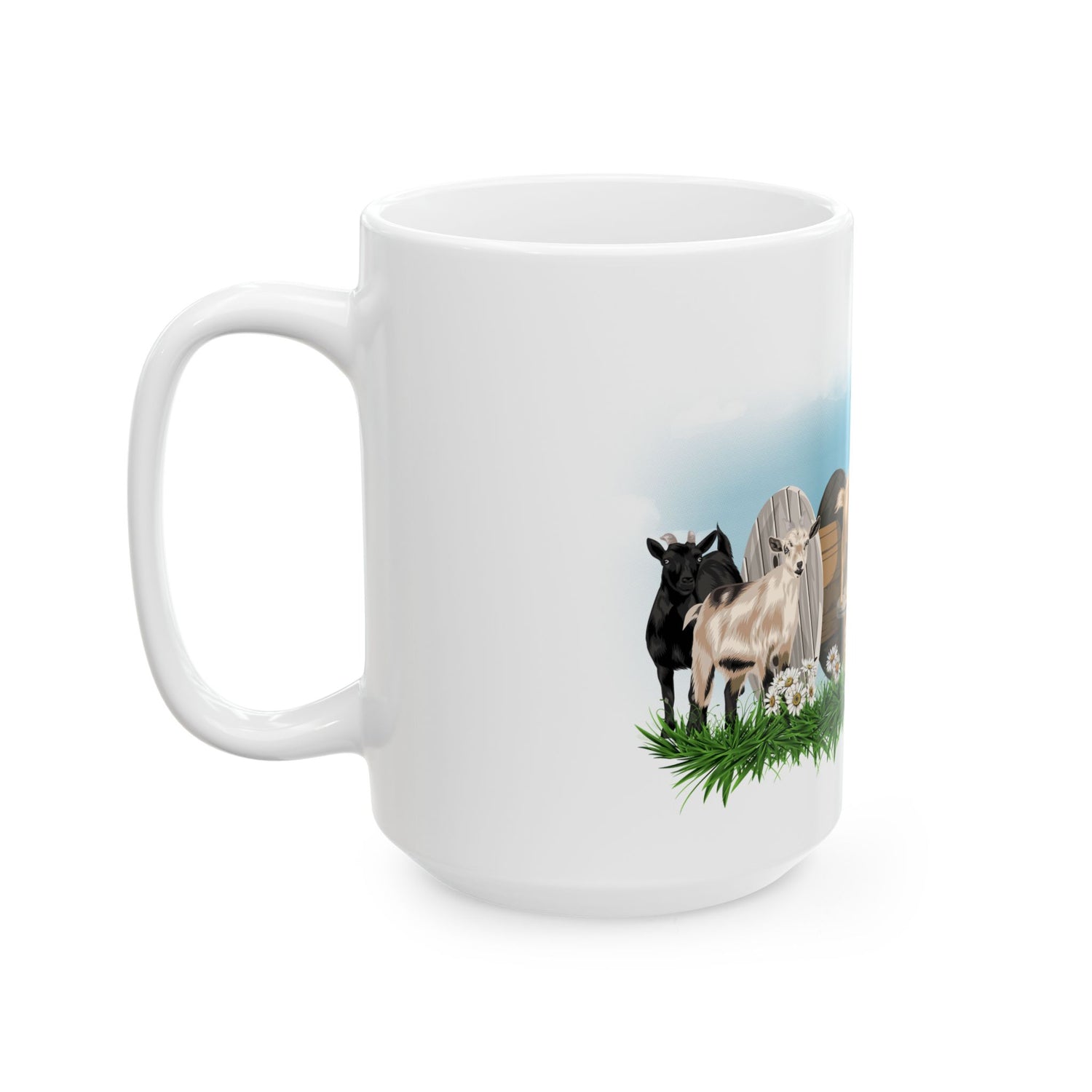 New Goat Crew Mugs by Katie Van Slyke™ 15oz left