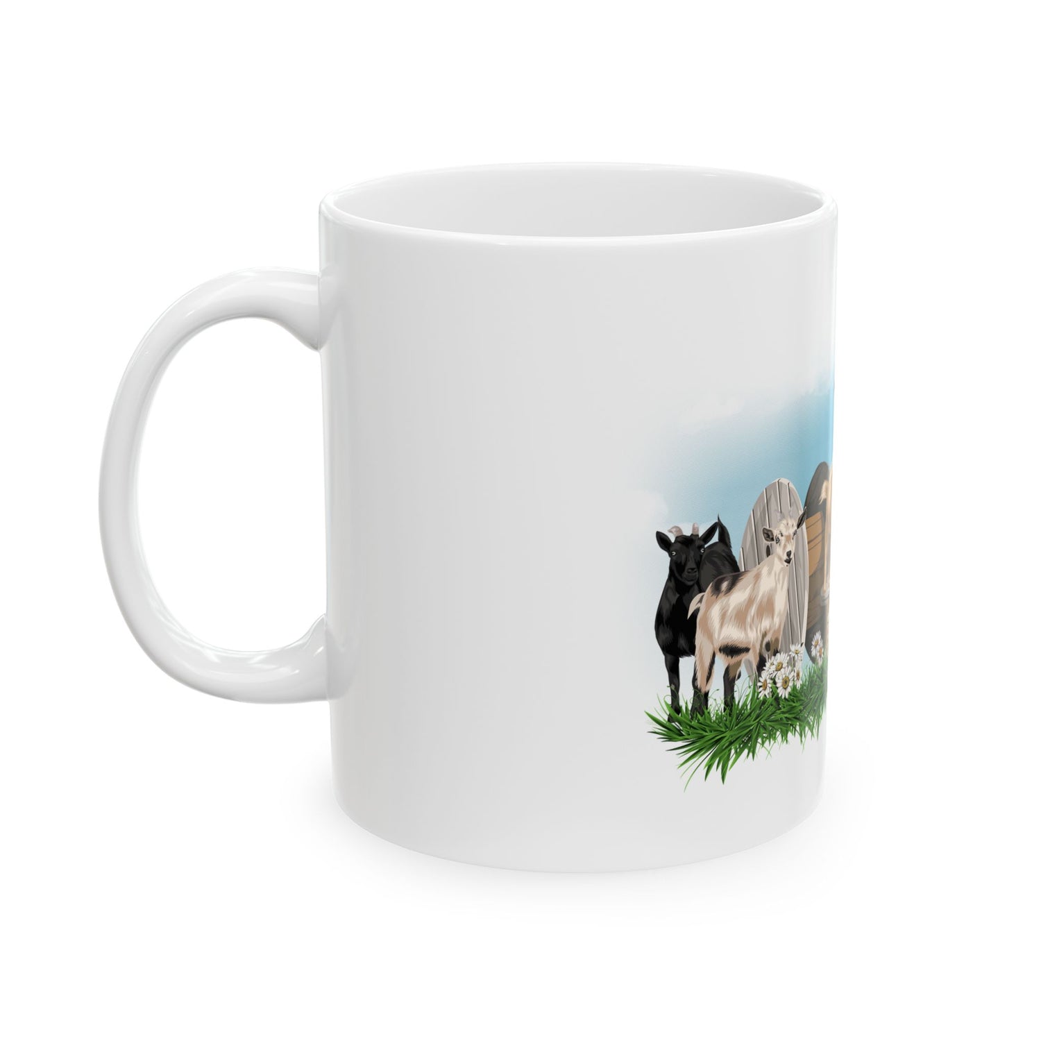 New Goat Crew Mugs by Katie Van Slyke™ 11oz left