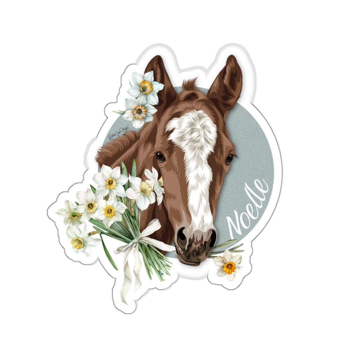 Noelle Sticker by Katie Van Slyke