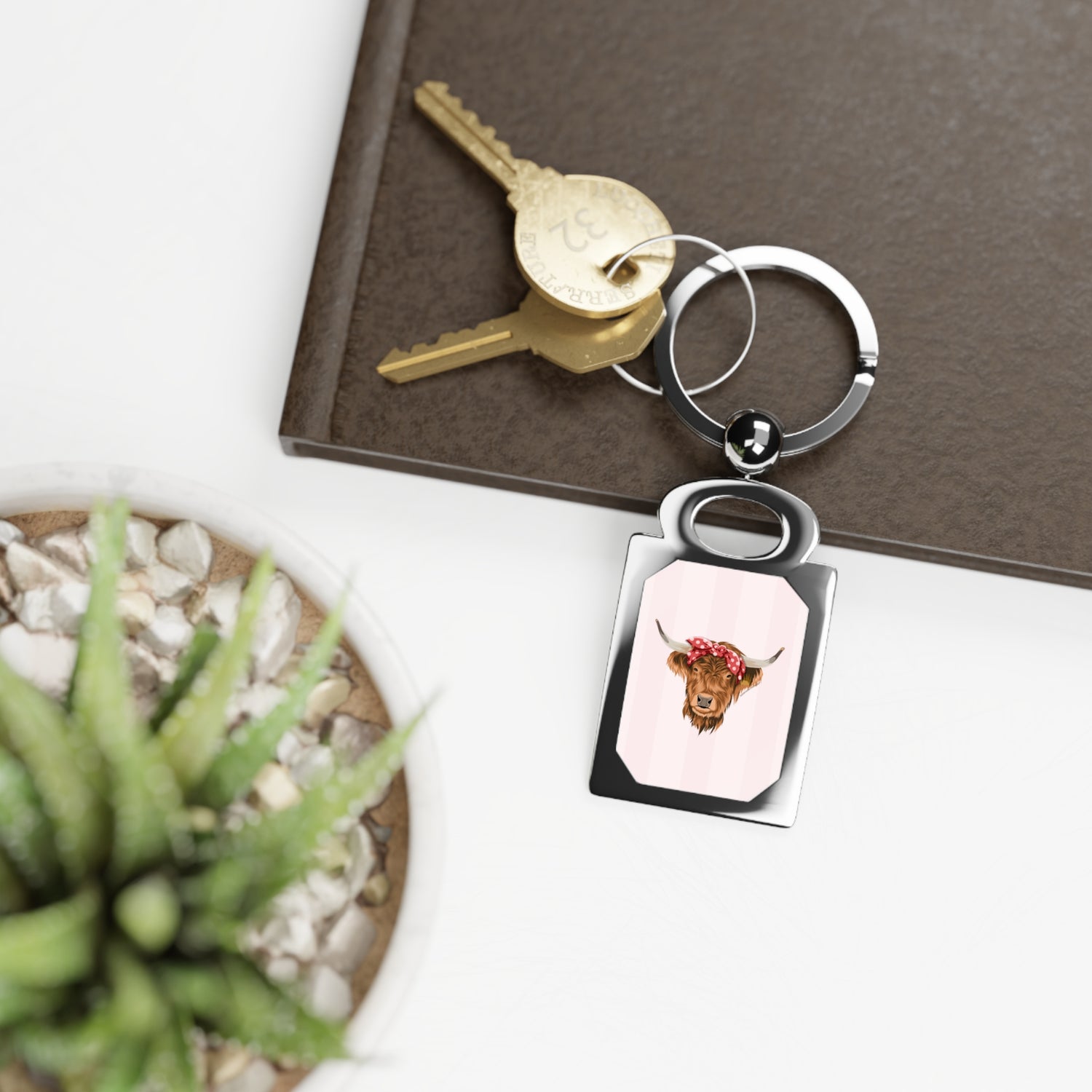 Petunia Keyring by Katie Van Slyke™