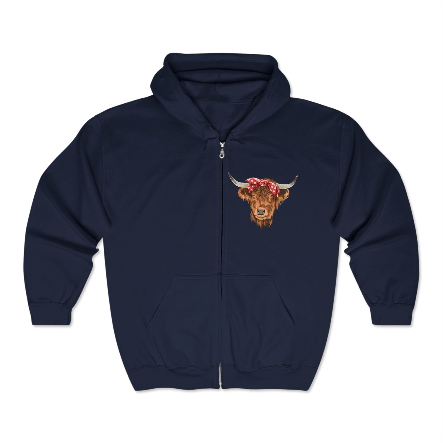 Petunia Zip-Up Hoodie by Katie Van Slyke™
