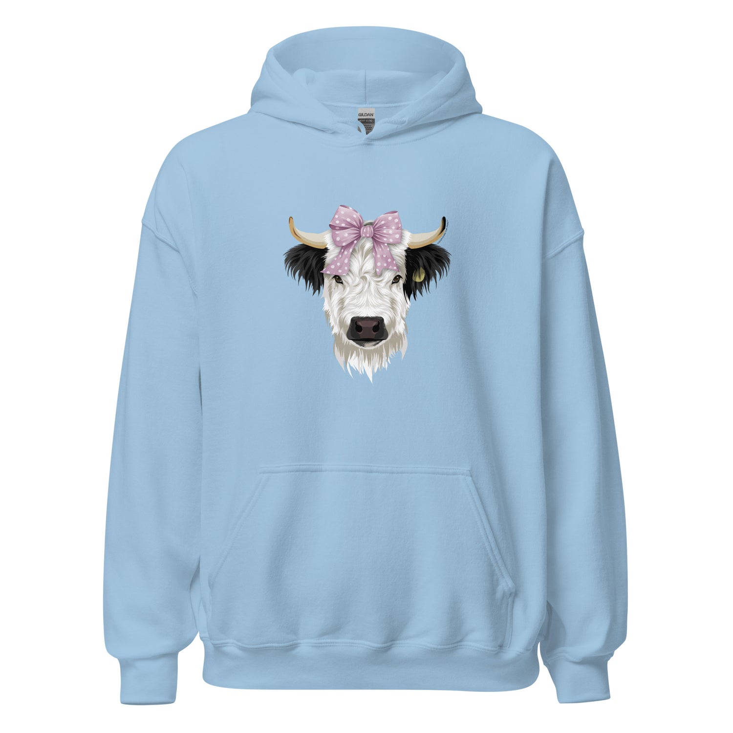 Poppy Hoodie by Katie Van Slyke - Light Blue