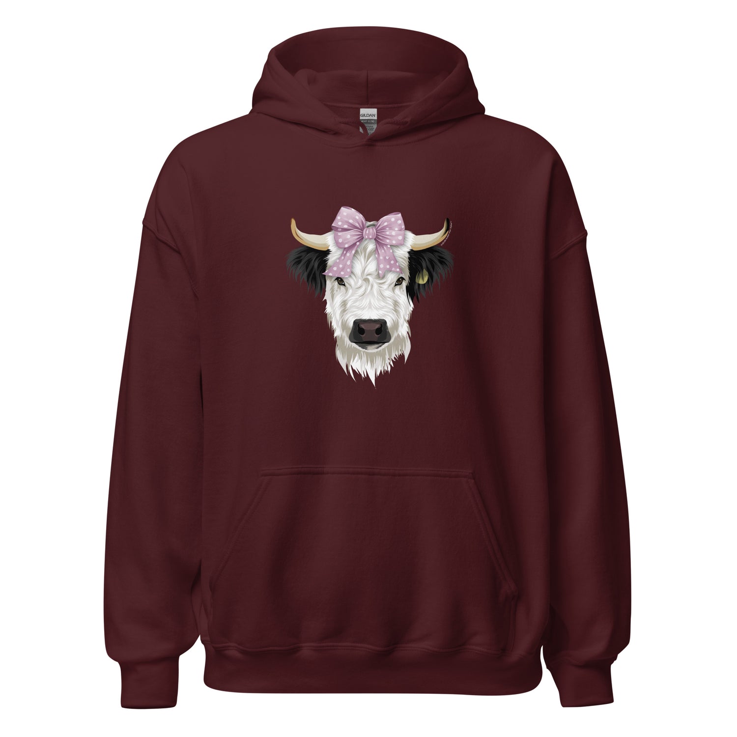 Poppy Hoodie by Katie Van Slyke - Maroon