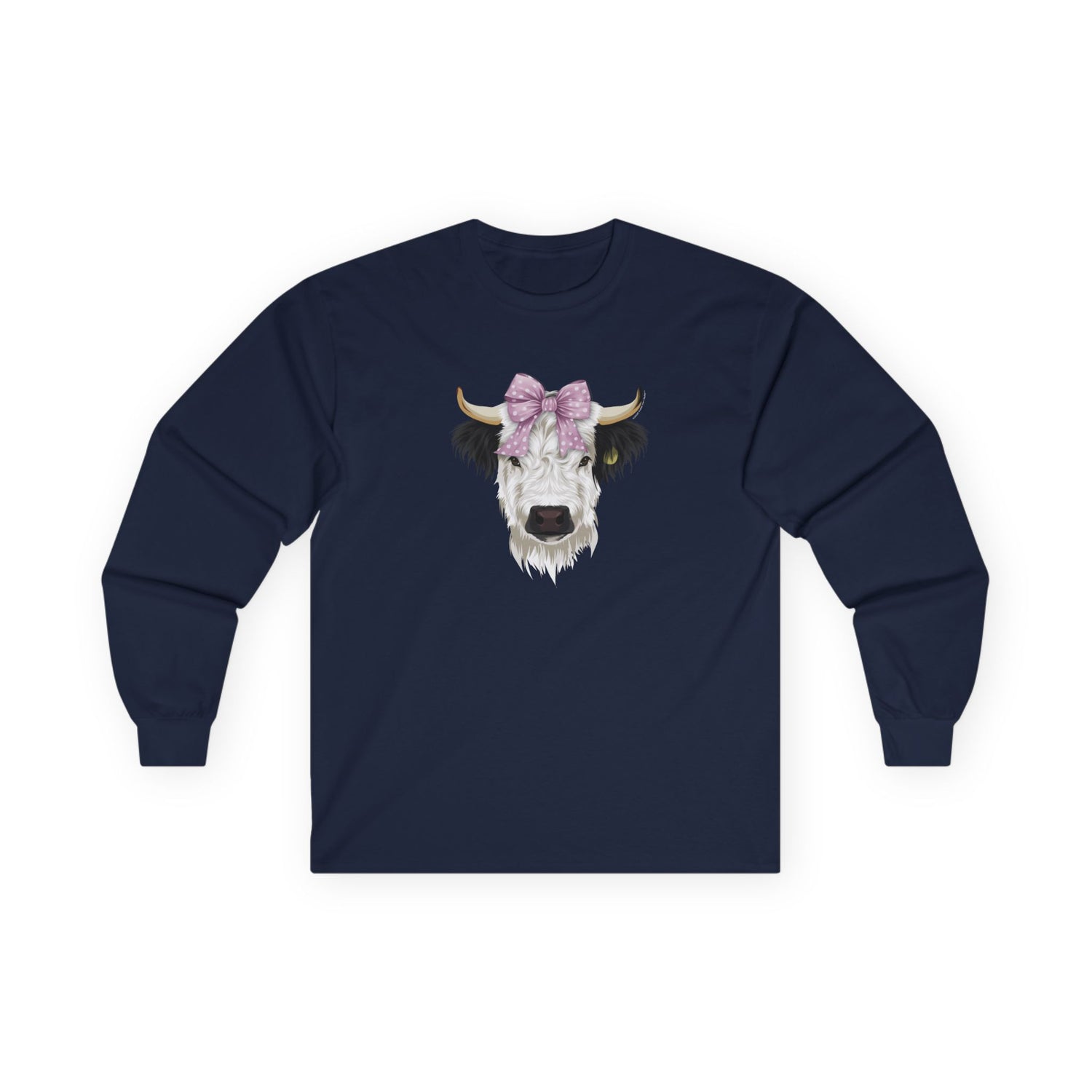 Poppy Long Sleeve T-Shirt by Katie Van Slyke™ Navy