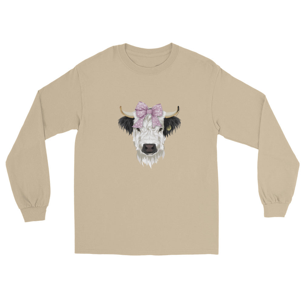 Poppy Long Sleeve T-Shirt by Katie Van Slyke - Sand