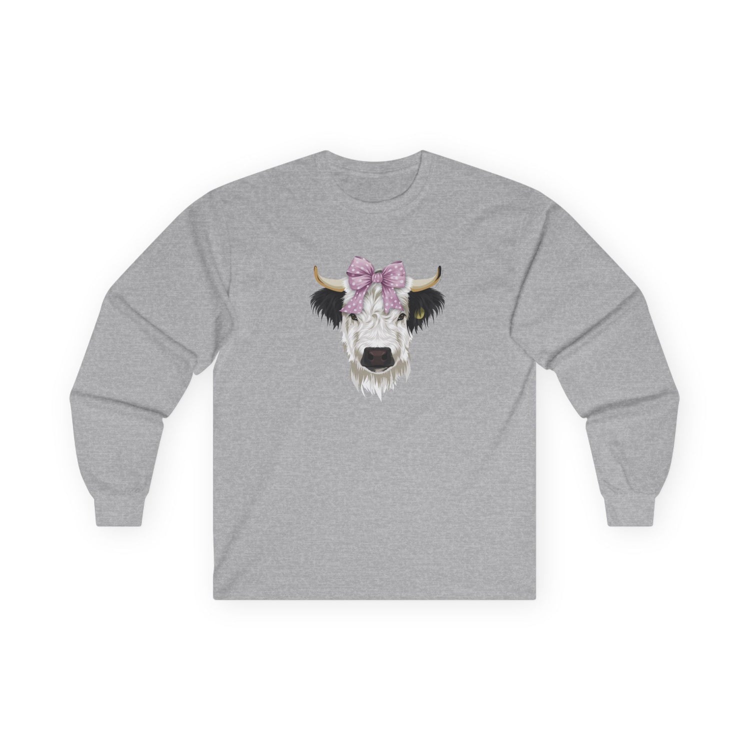 Poppy Long Sleeve T-Shirt by Katie Van Slyke™ Sport Grey