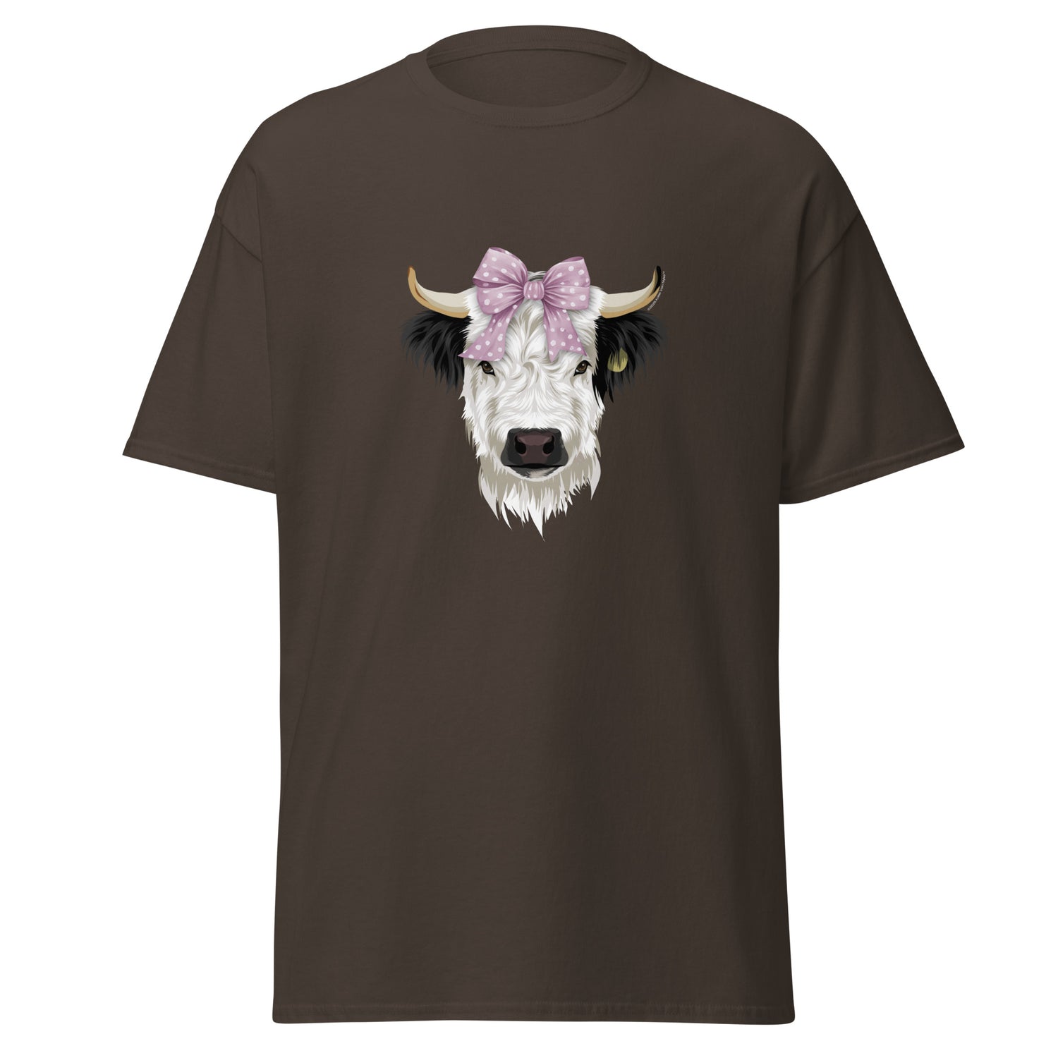 Poppy T-Shirt by Katie Van Slyke - Dark Chocolate