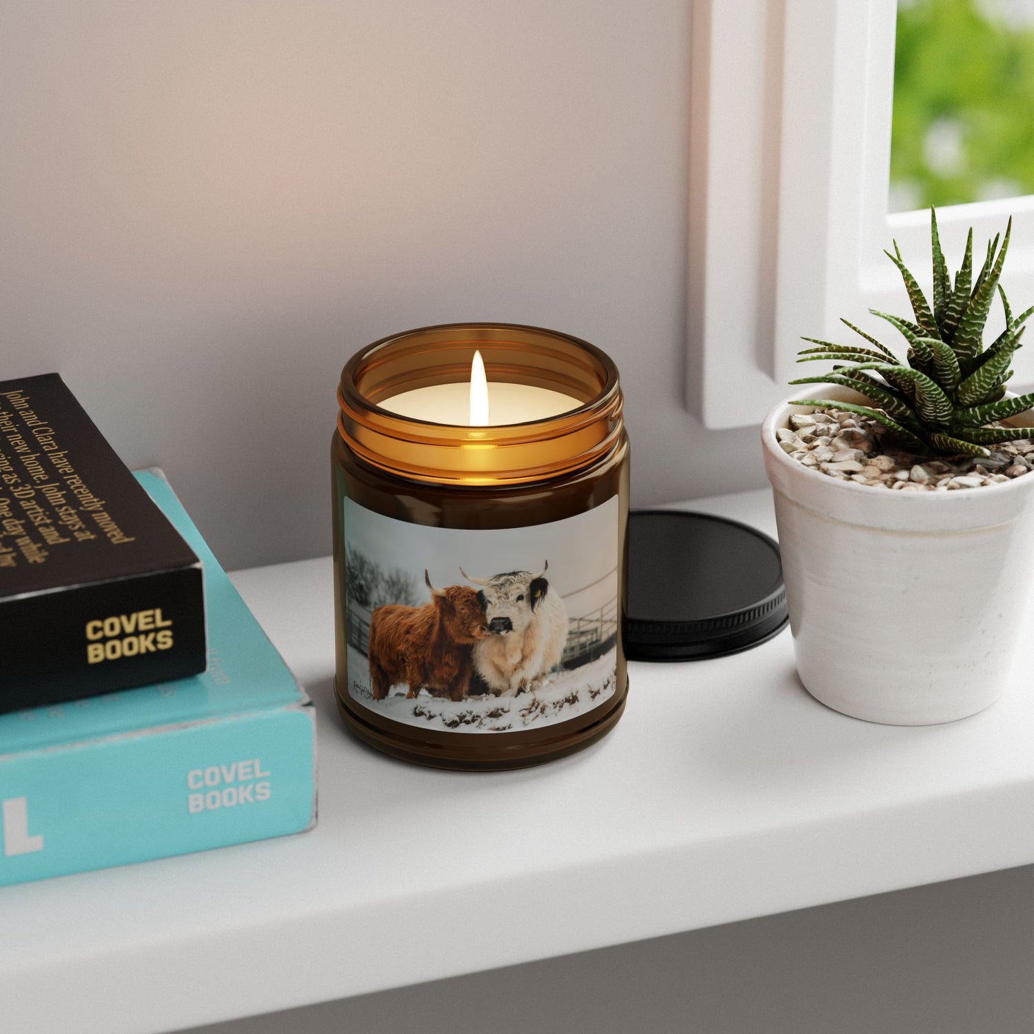 Poppy and Petunia Candles by Katie Van Slyke