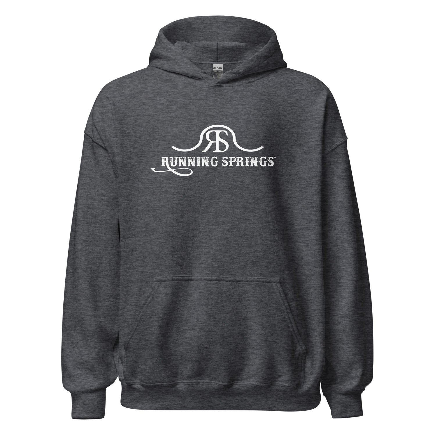 Running Springs Hoodie by Katie Van Slyke - Dark Heather
