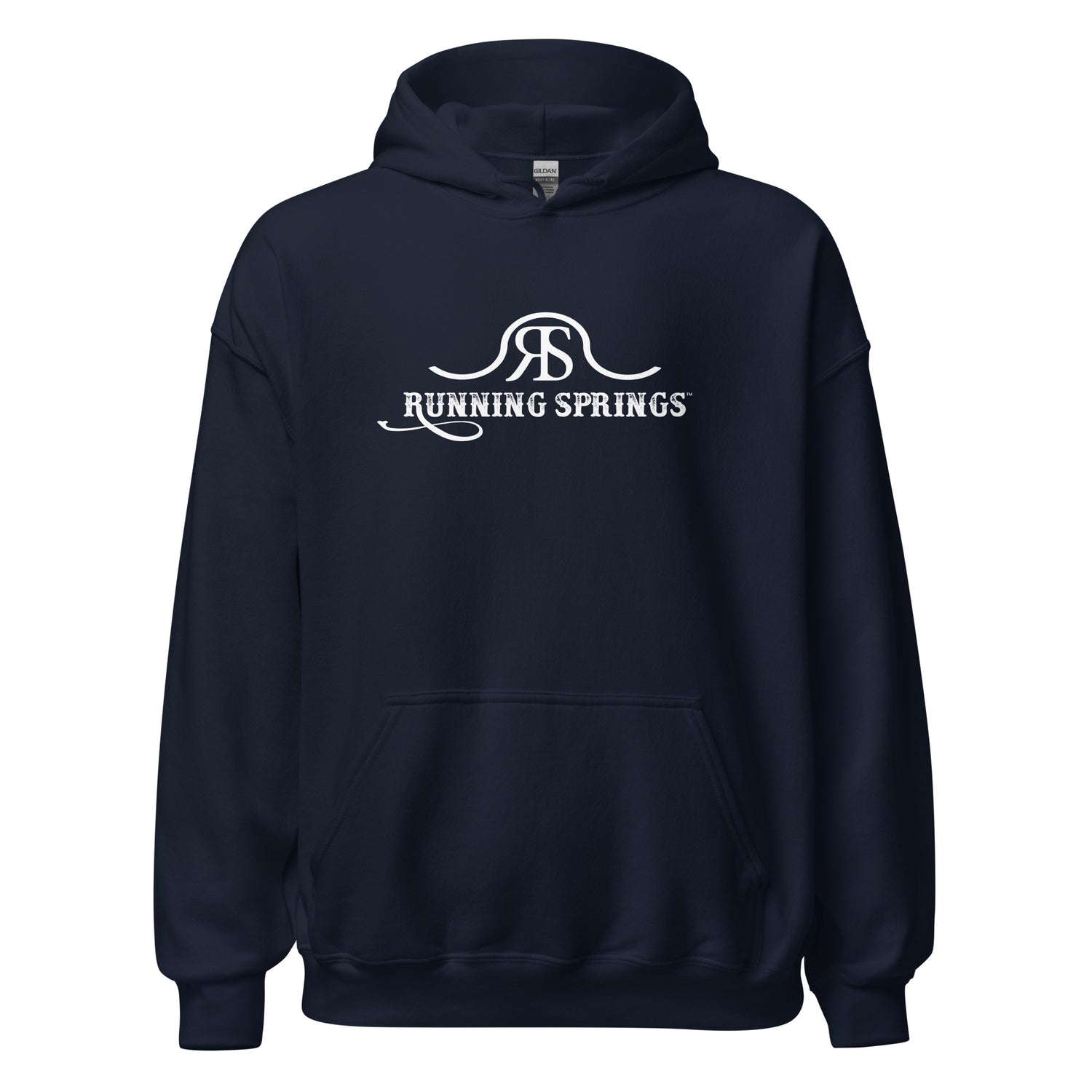 Running Springs Hoodie by Katie Van Slyke - Navy