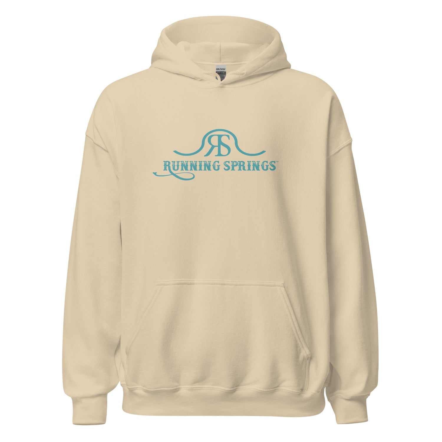Running Springs Hoodie by Katie Van Slyke - Sand