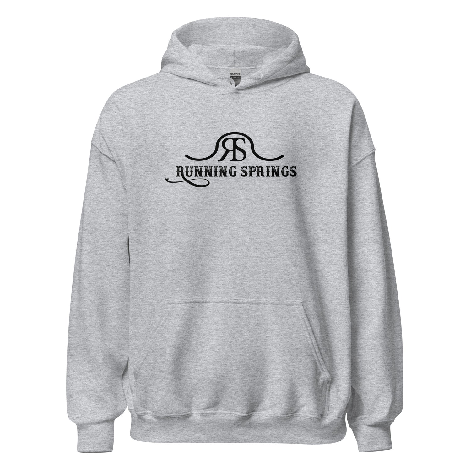 Running Springs Hoodie by Katie Van Slyke - Sport Grey