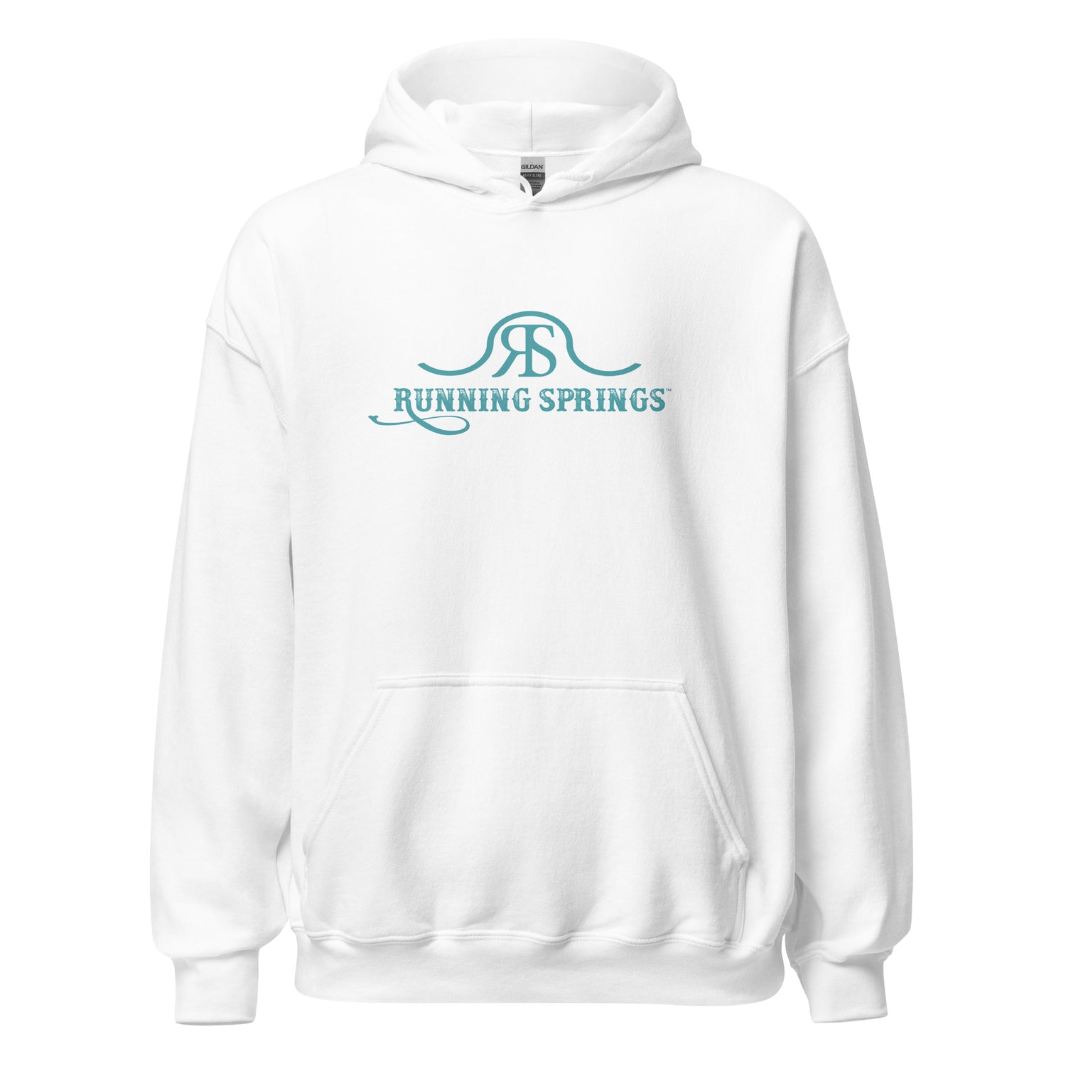 Running Springs Hoodie by Katie Van Slyke - White