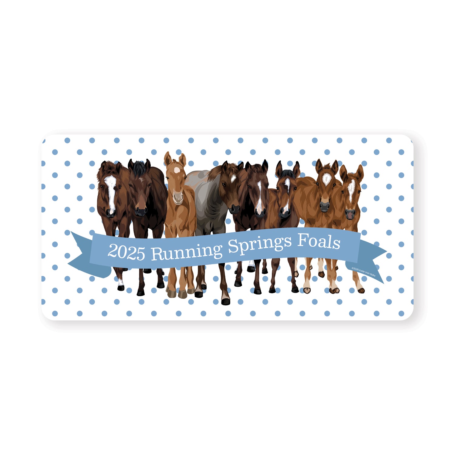 Running Springs Magnet 3-Pack by Katie Van Slyke™ 2025 Foals