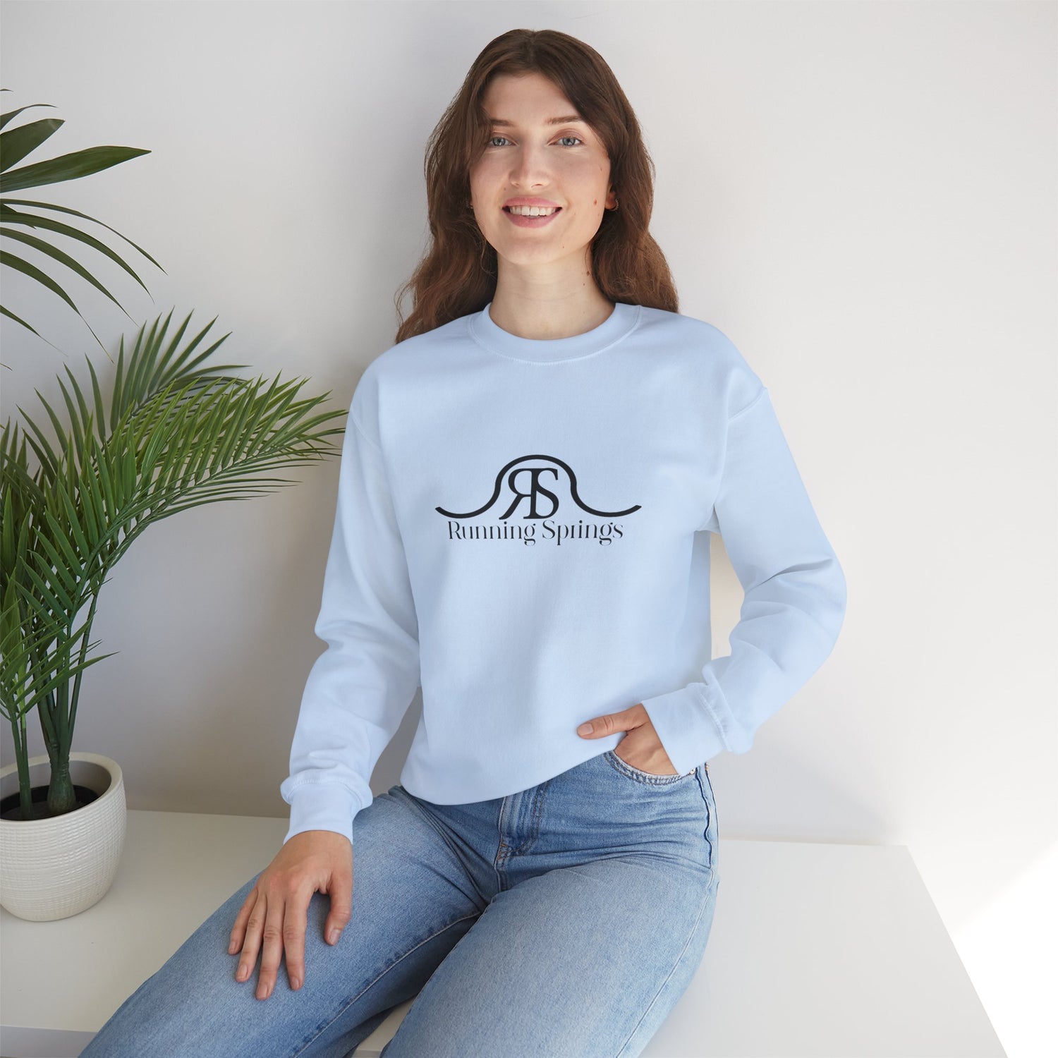 Running Springs Sweatshirt by Katie Van Slyke