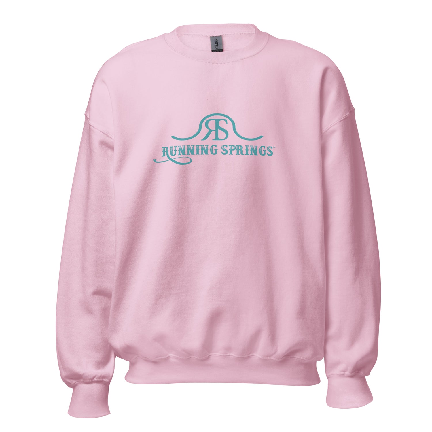 Running Springs Sweatshirt by Katie Van Slyke - Light Pink