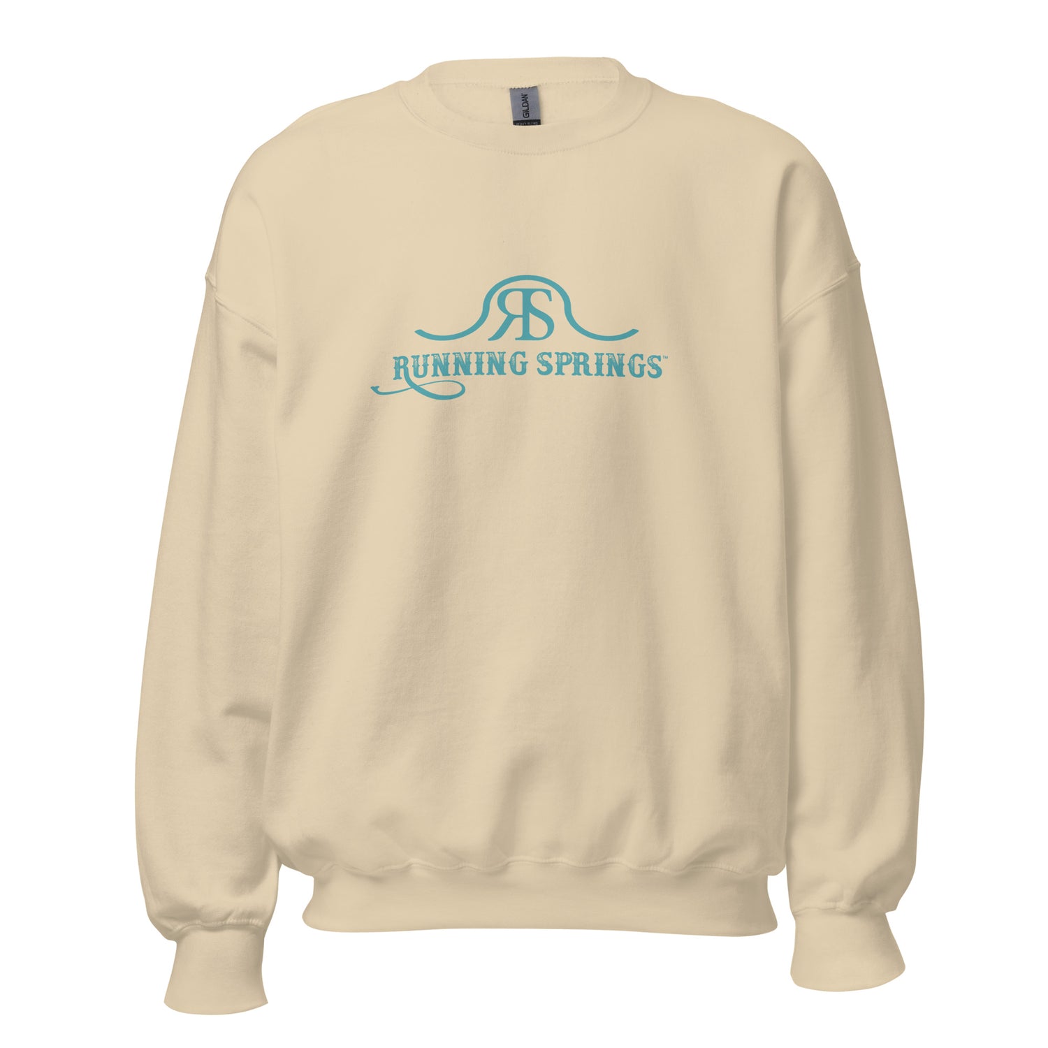 Running Springs Sweatshirt by Katie Van Slyke - Sand