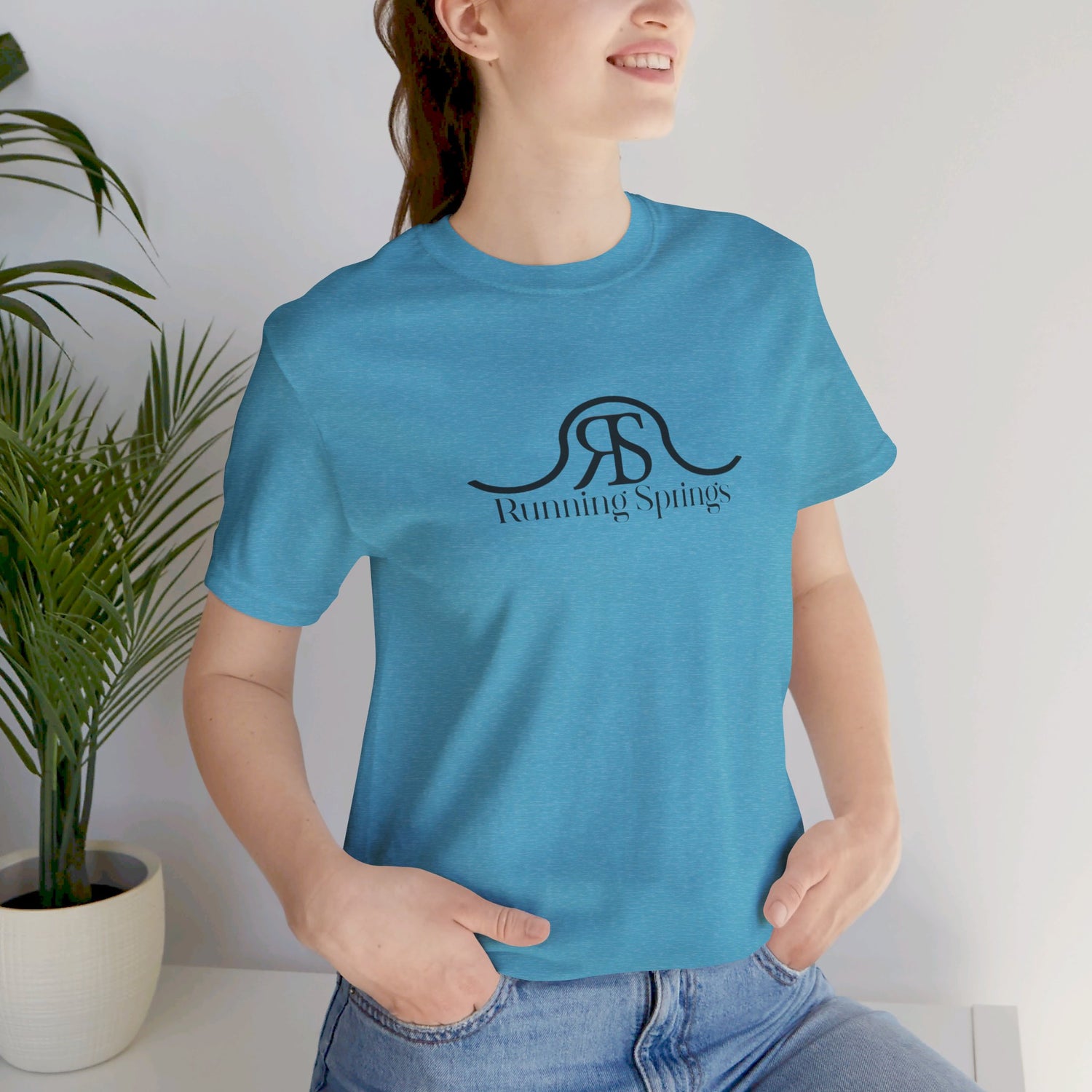 Running Springs T-Shirt by Katie Van Slyke