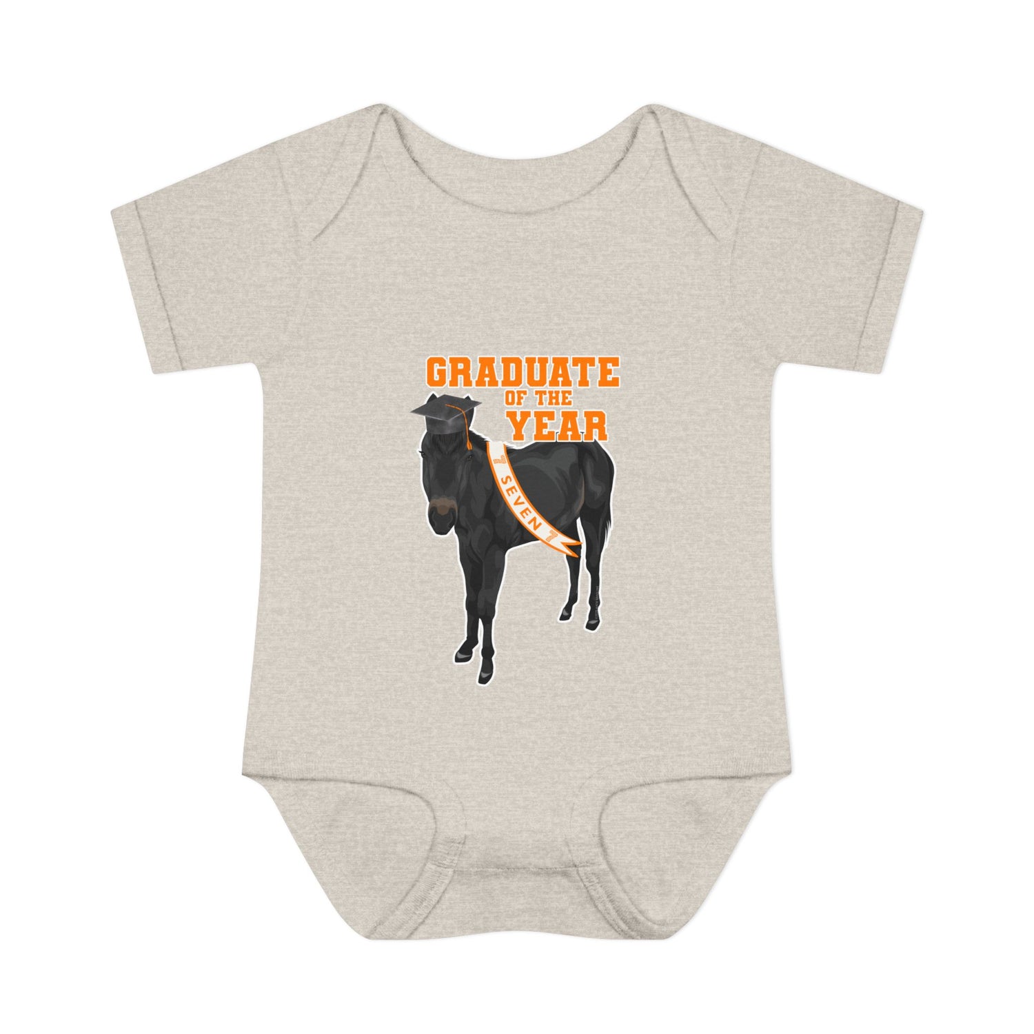 Seven Graduation Infant Onesie by Katie Van Slyke™